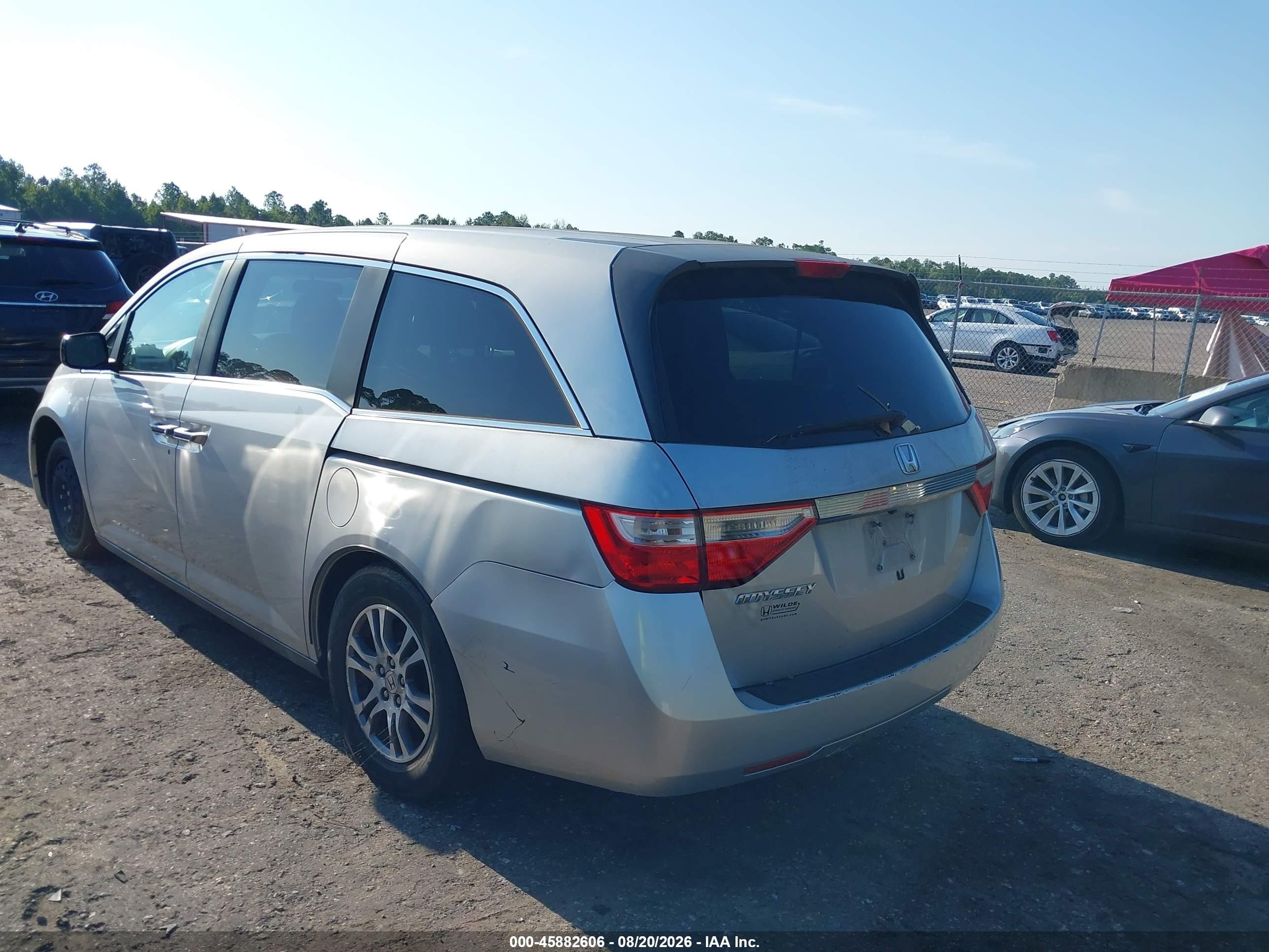 2013 Honda Odyssey Ex Silver vin: 5FNRL5H45DB075464