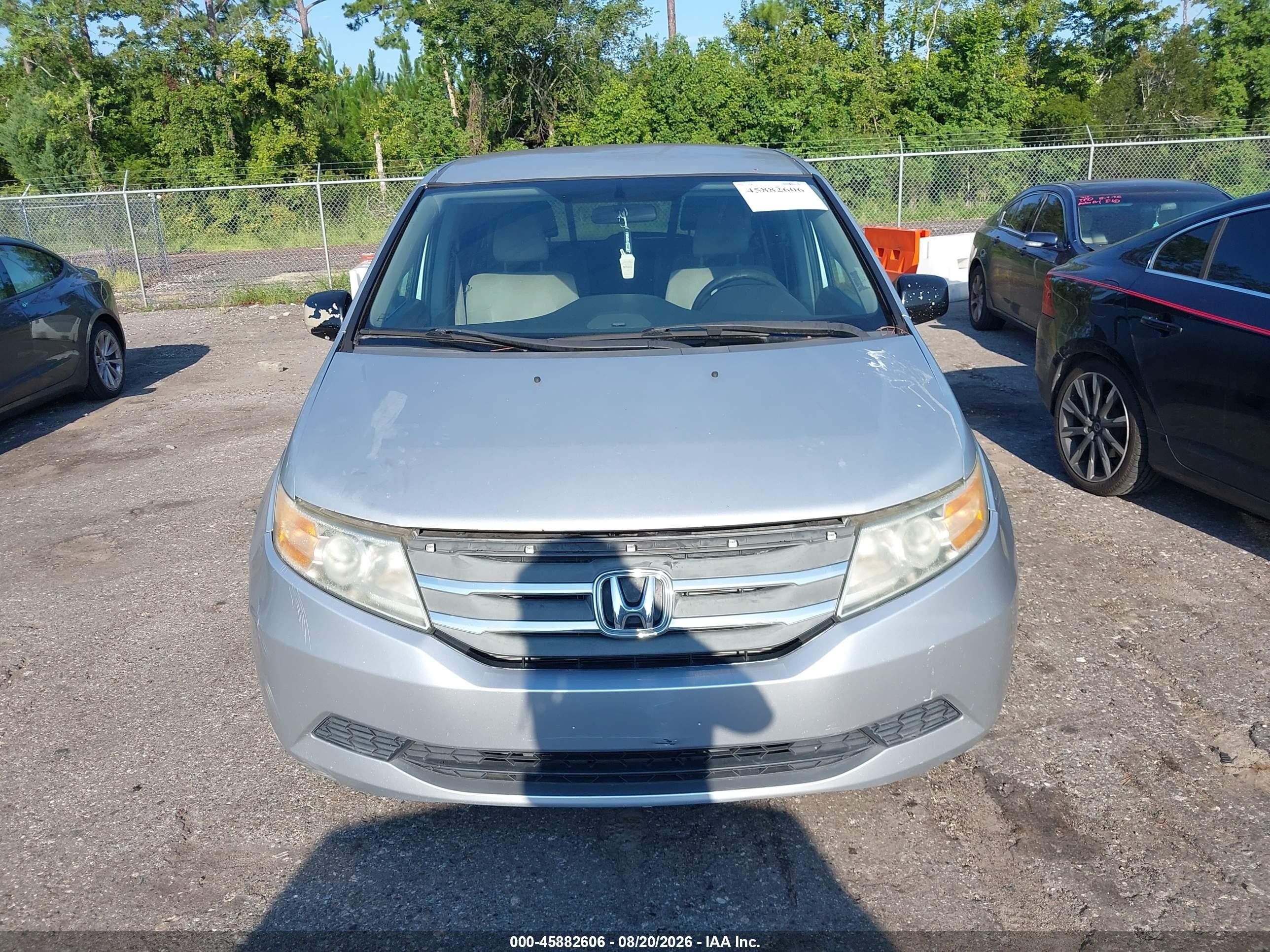 2013 Honda Odyssey Ex Silver vin: 5FNRL5H45DB075464