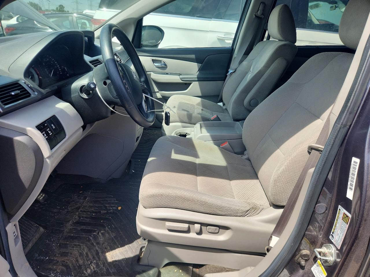 2014 Honda Odyssey Ex Gray vin: 5FNRL5H45EB007201