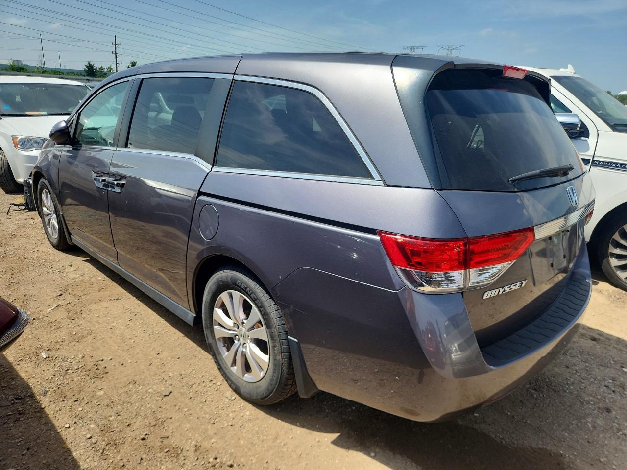 2014 Honda Odyssey Ex Gray vin: 5FNRL5H45EB007201