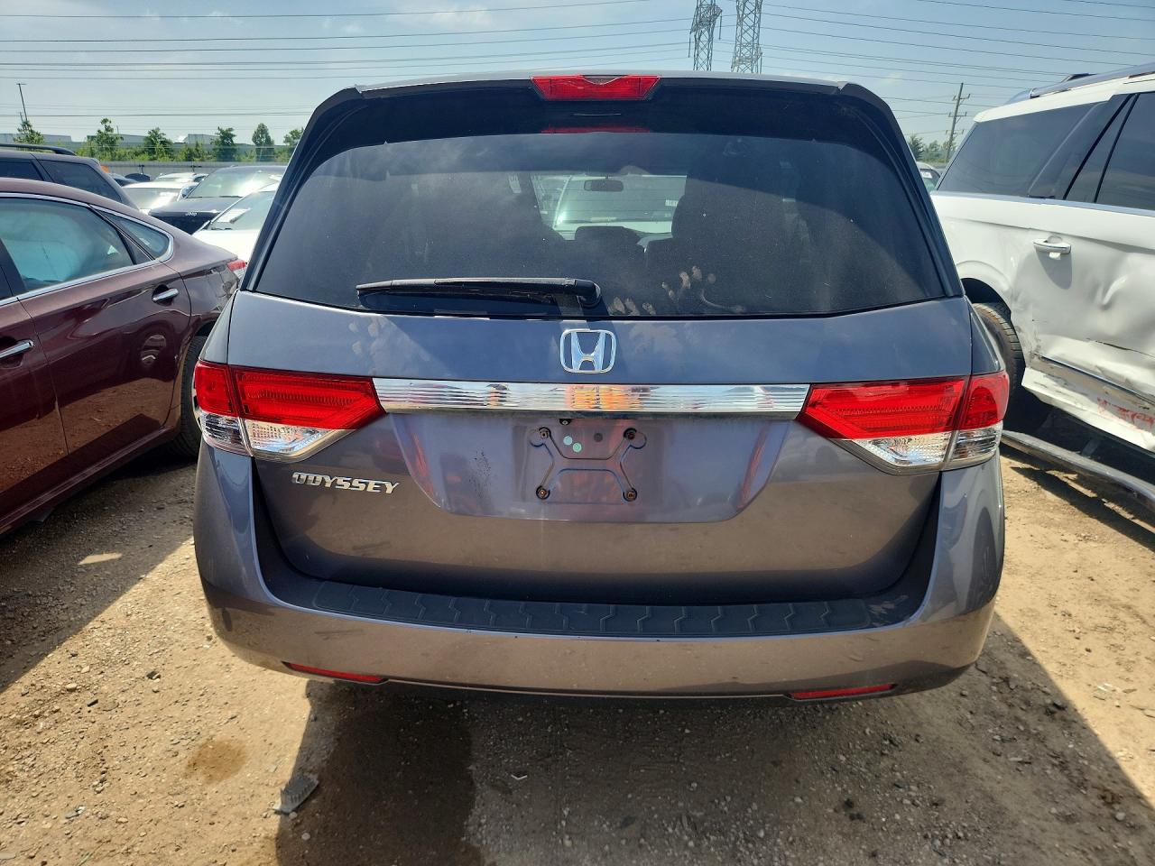 2014 Honda Odyssey Ex Gray vin: 5FNRL5H45EB007201