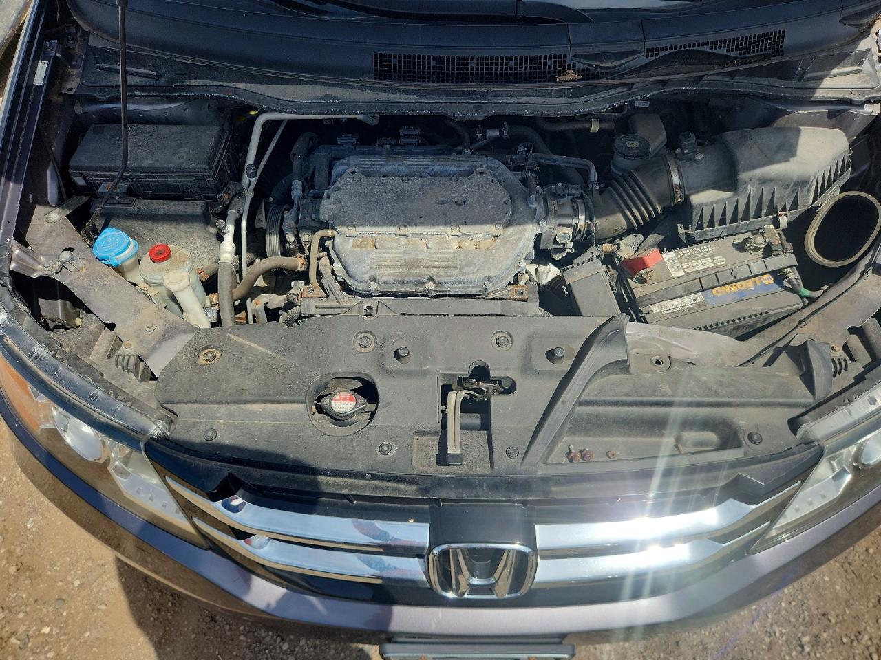 2014 Honda Odyssey Ex Gray vin: 5FNRL5H45EB007201