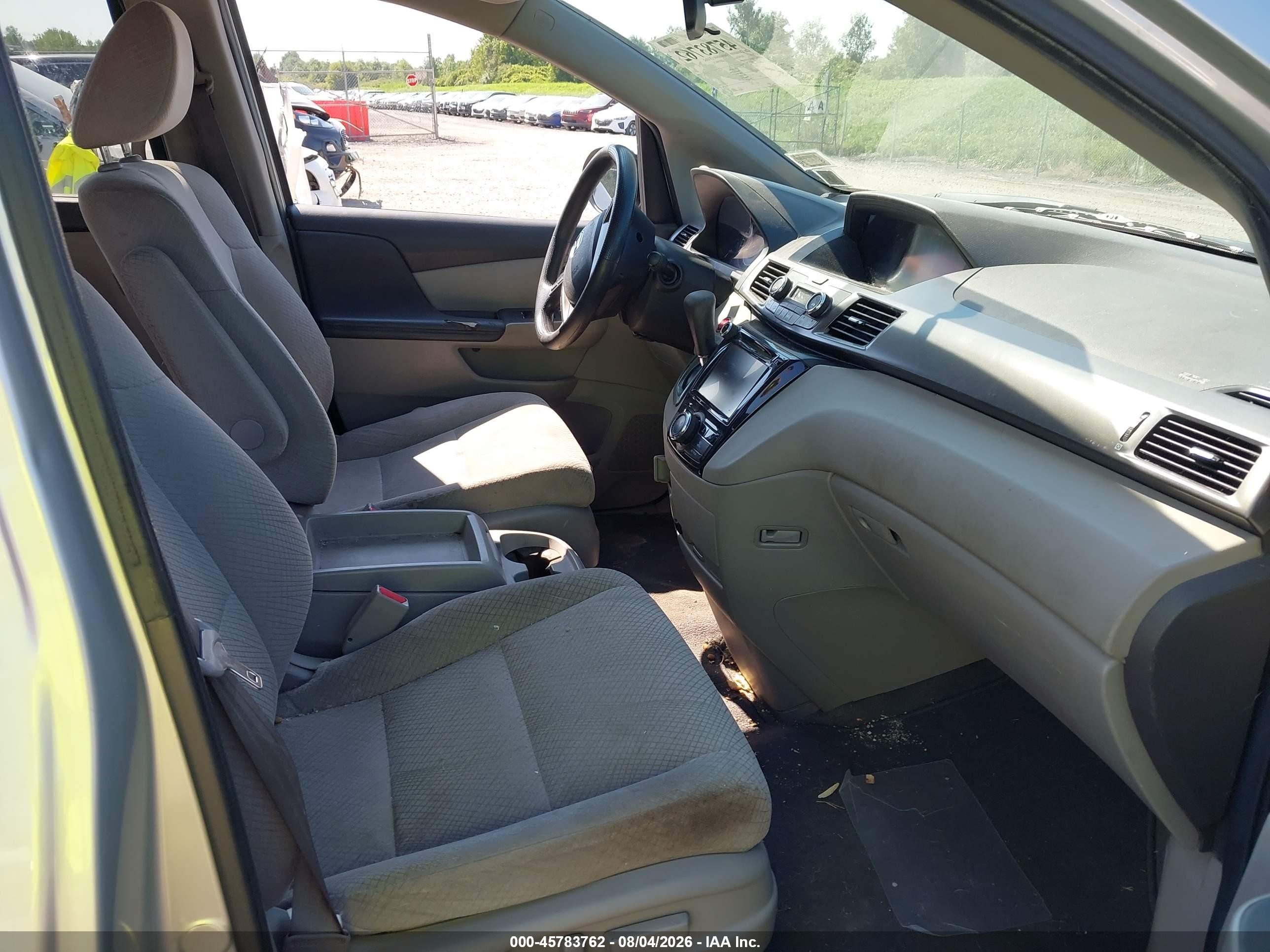 2014 Honda Odyssey Ex Silver vin: 5FNRL5H45EB007991