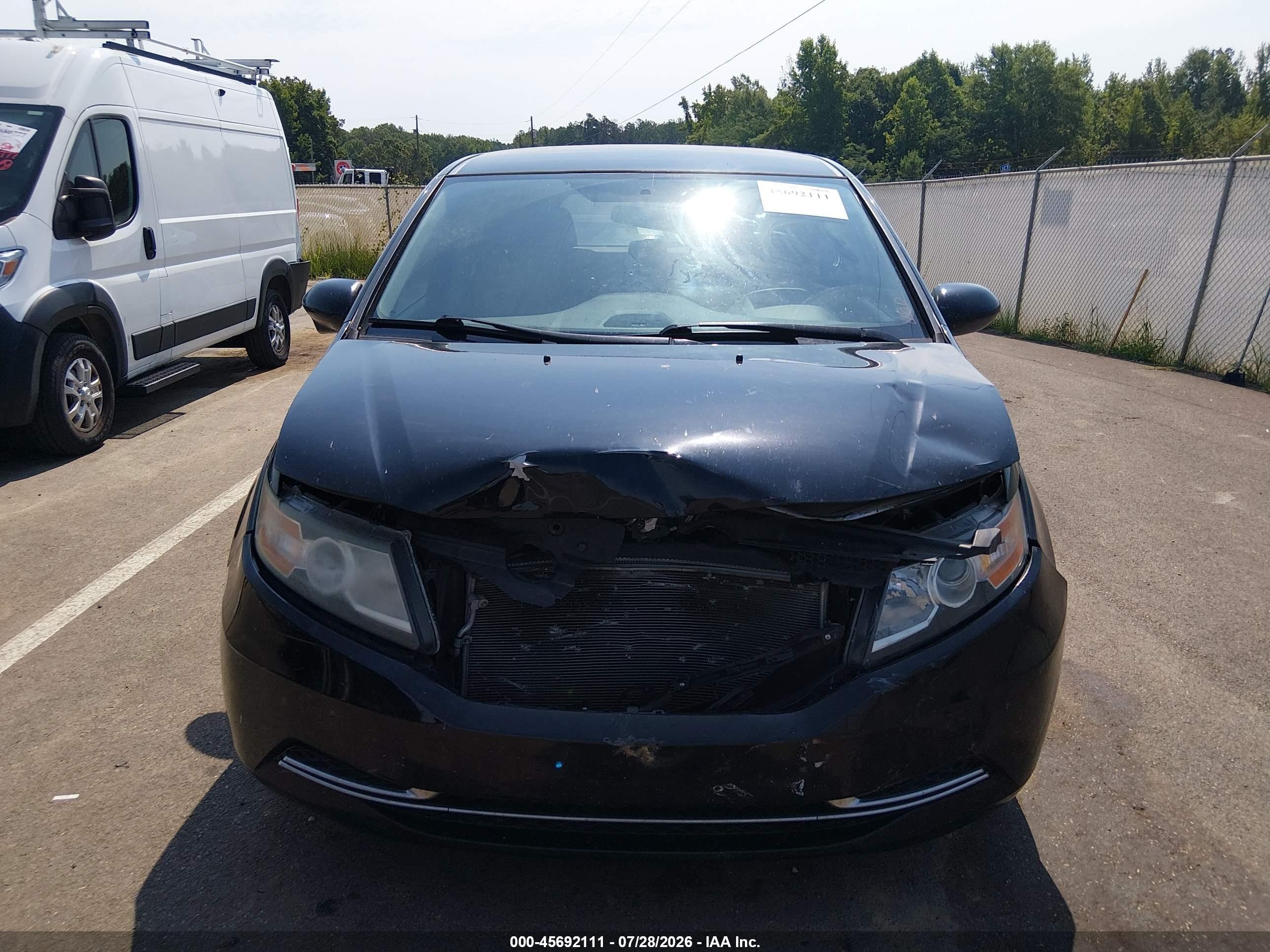 2014 Honda Odyssey Ex Черный vin: 5FNRL5H45EB082741