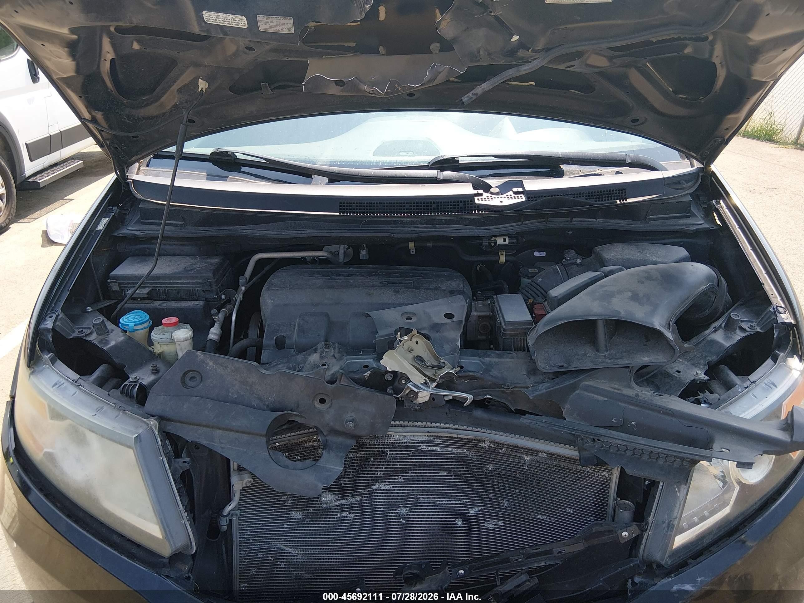 2014 Honda Odyssey Ex Черный vin: 5FNRL5H45EB082741
