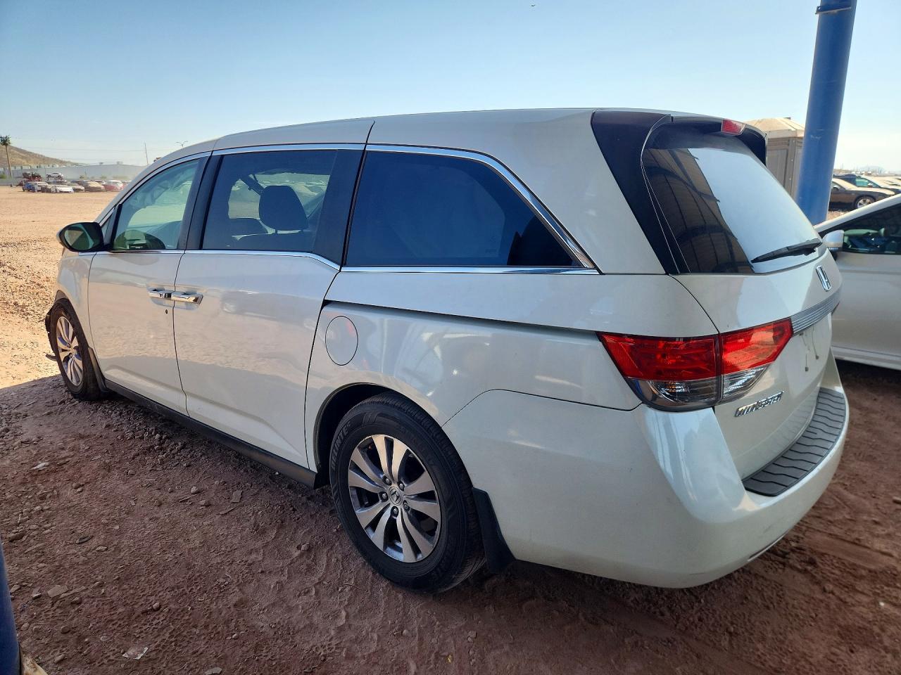 2015 Honda Odyssey Ex White vin: 5FNRL5H45FB012965