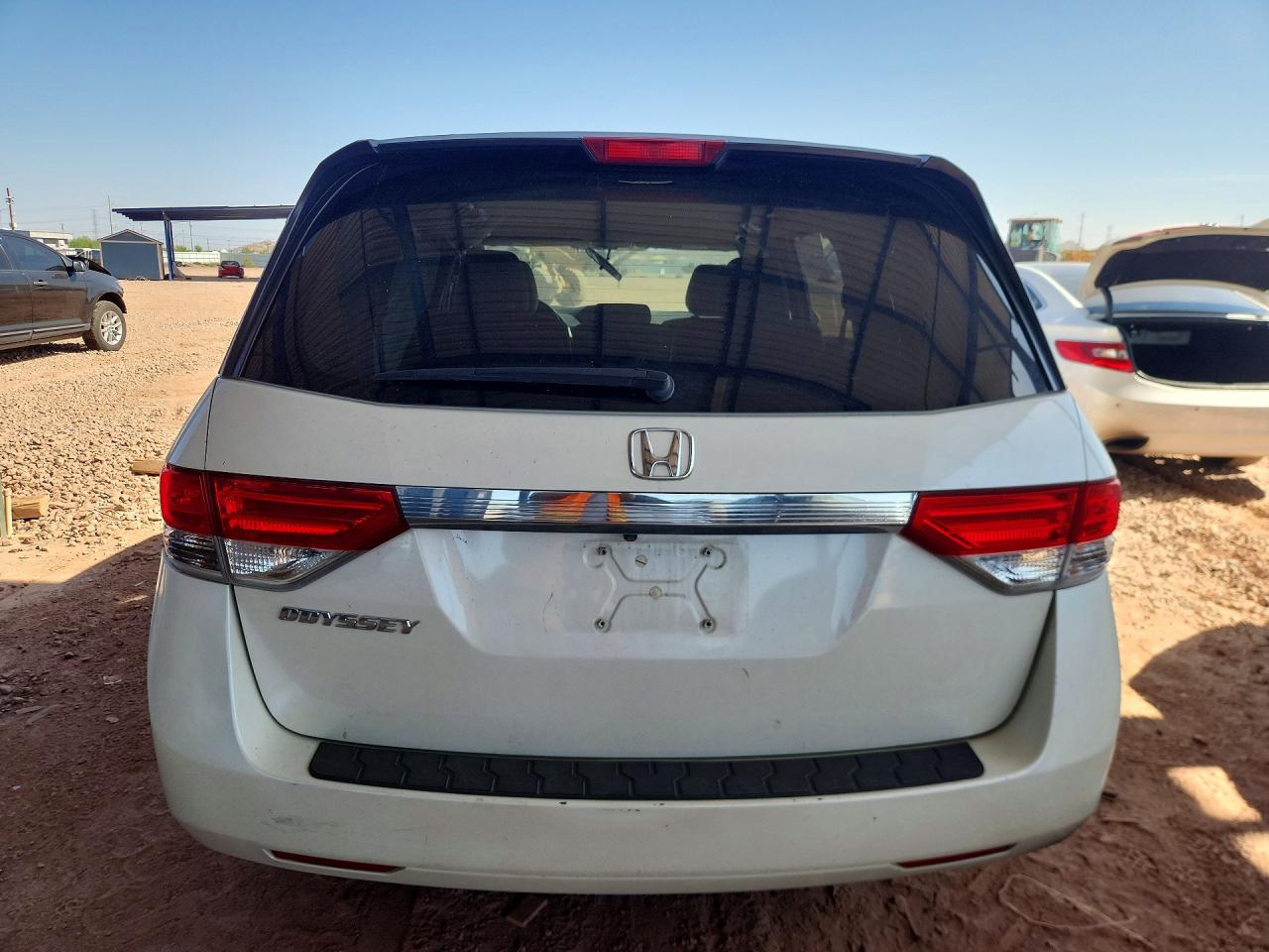 2015 Honda Odyssey Ex White vin: 5FNRL5H45FB012965