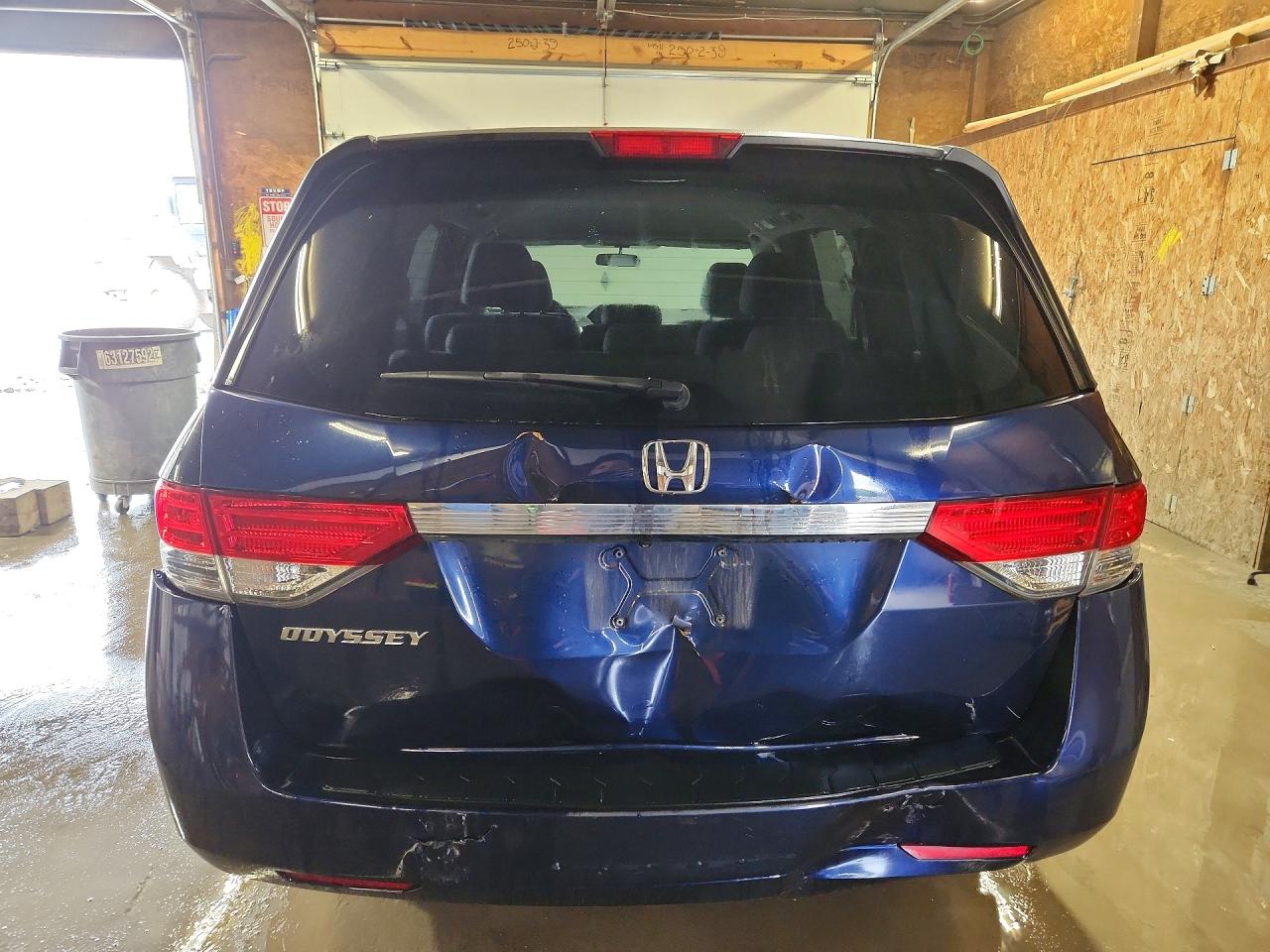 2015 Honda Odyssey Ex Blue vin: 5FNRL5H45FB040281