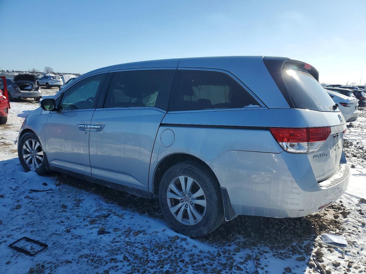 2015 Honda Odyssey Ex Silver vin: 5FNRL5H45FB053855