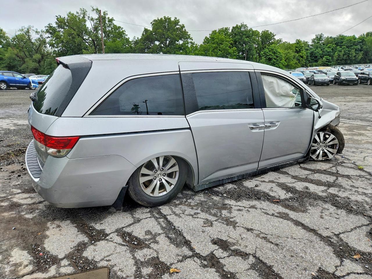 2015 Honda Odyssey Ex Silver vin: 5FNRL5H45FB071692