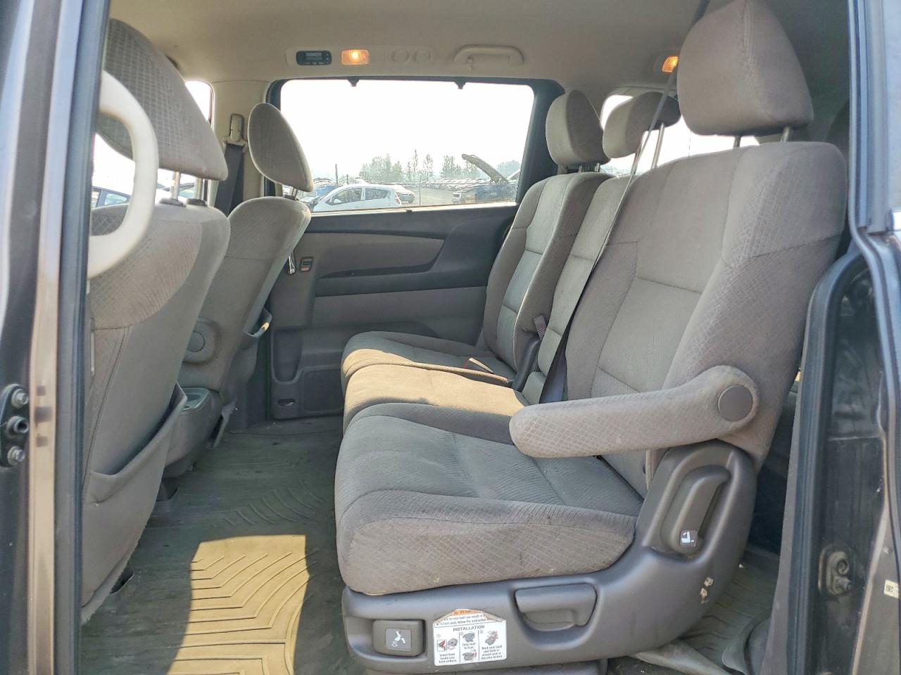 2015 Honda Odyssey Ex Gray vin: 5FNRL5H45FB119305