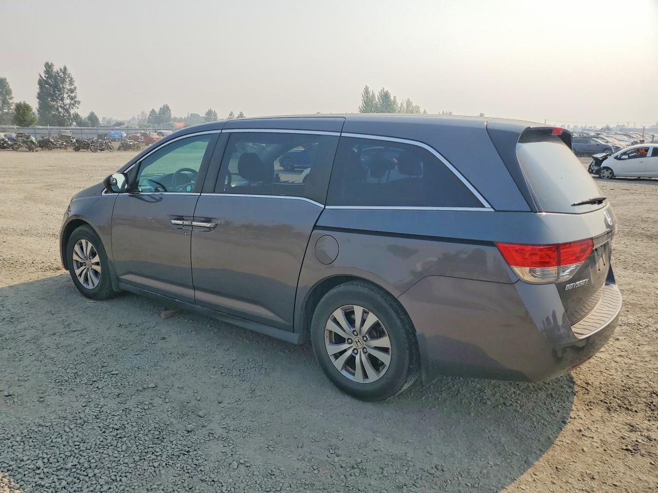 2015 Honda Odyssey Ex Gray vin: 5FNRL5H45FB119305