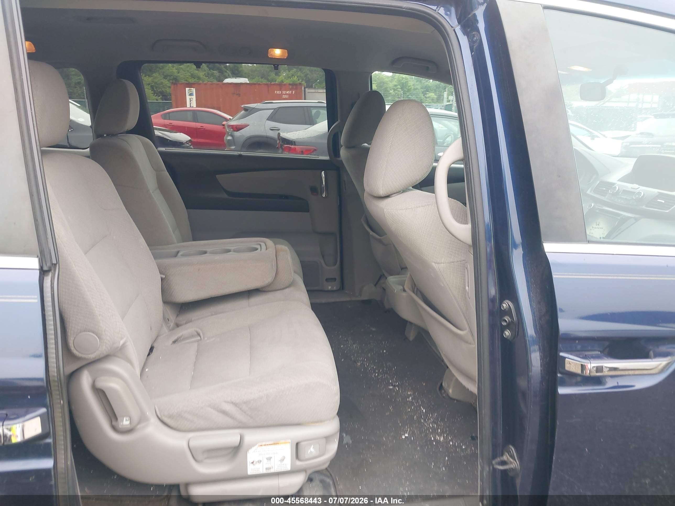 2015 Honda Odyssey Ex Blue vin: 5FNRL5H45FB123192