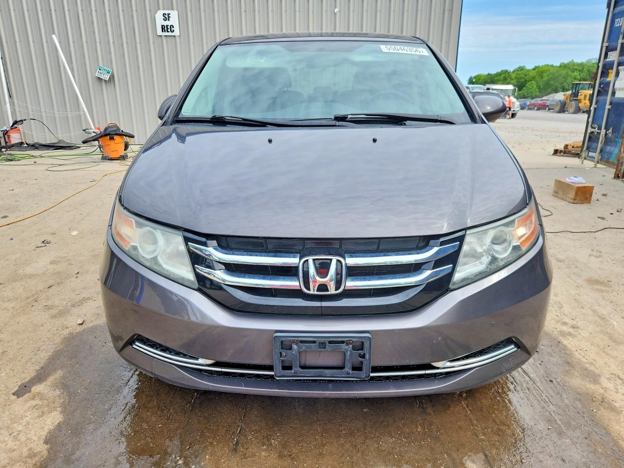 2016 Honda Odyssey Ex Gray vin: 5FNRL5H45GB091510