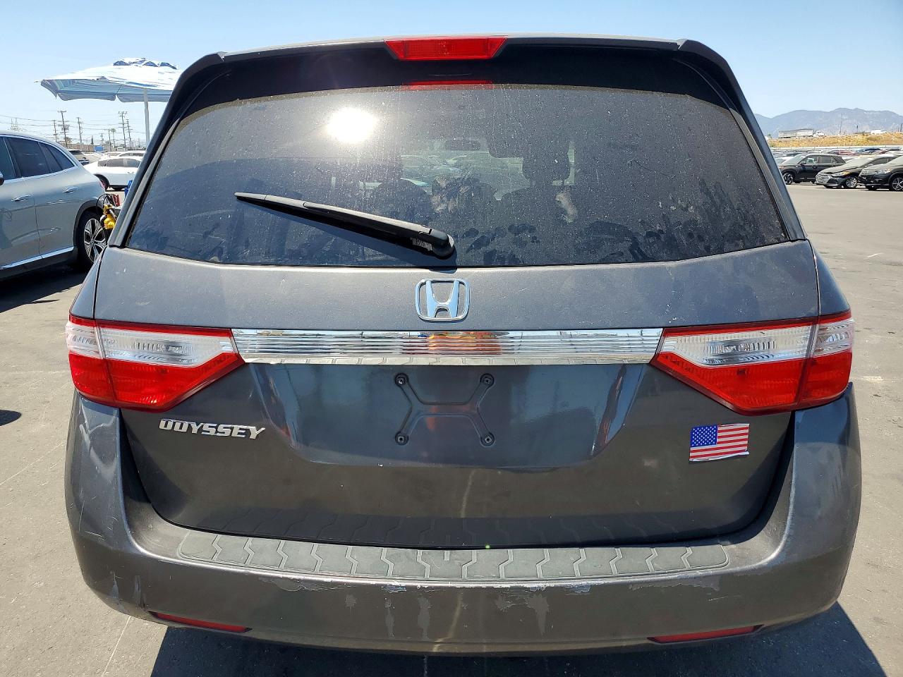 2011 Honda Odyssey Ex Gray vin: 5FNRL5H46BB023130