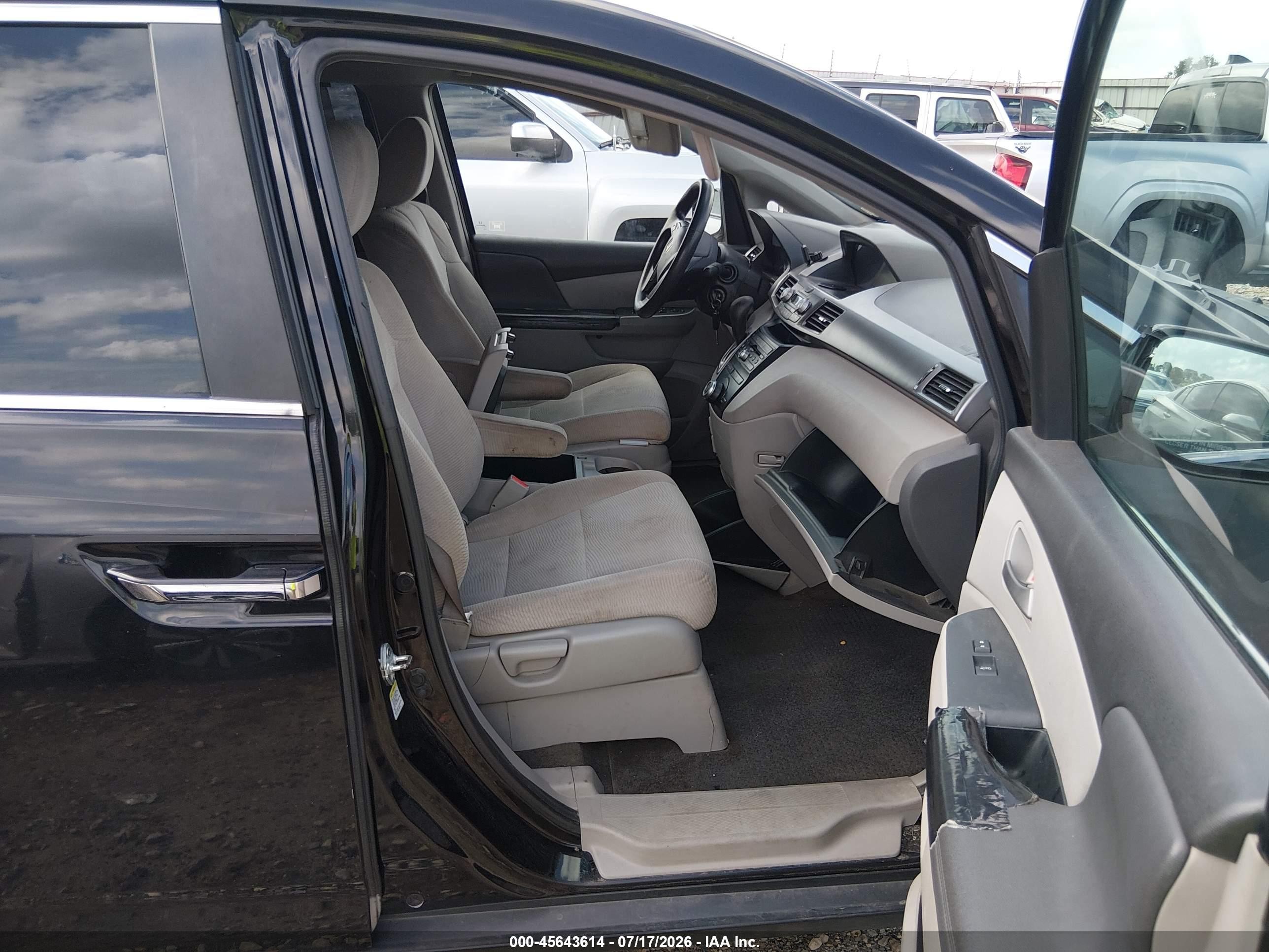 2011 Honda Odyssey Ex Black vin: 5FNRL5H46BB027954