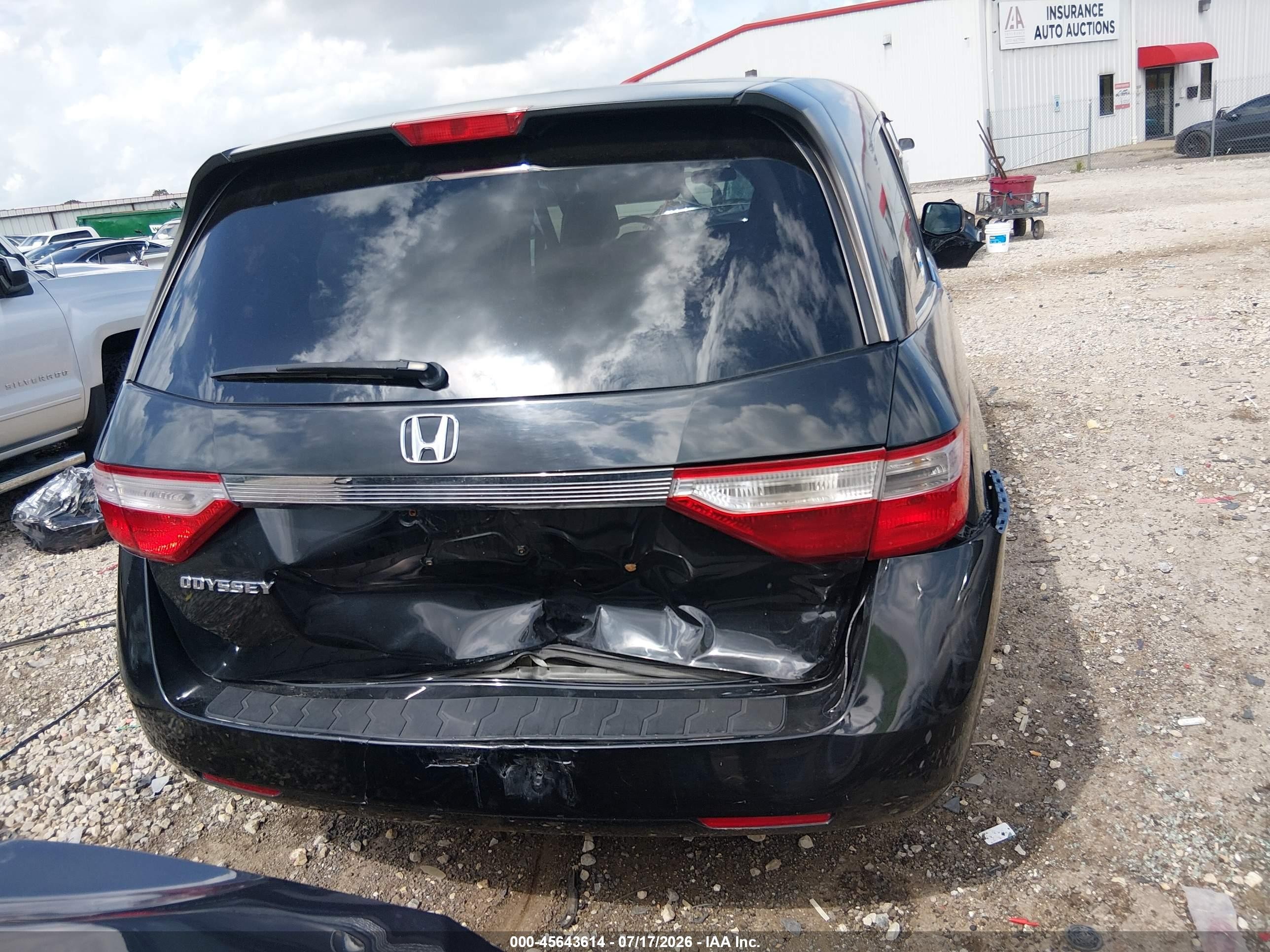 2011 Honda Odyssey Ex Black vin: 5FNRL5H46BB027954