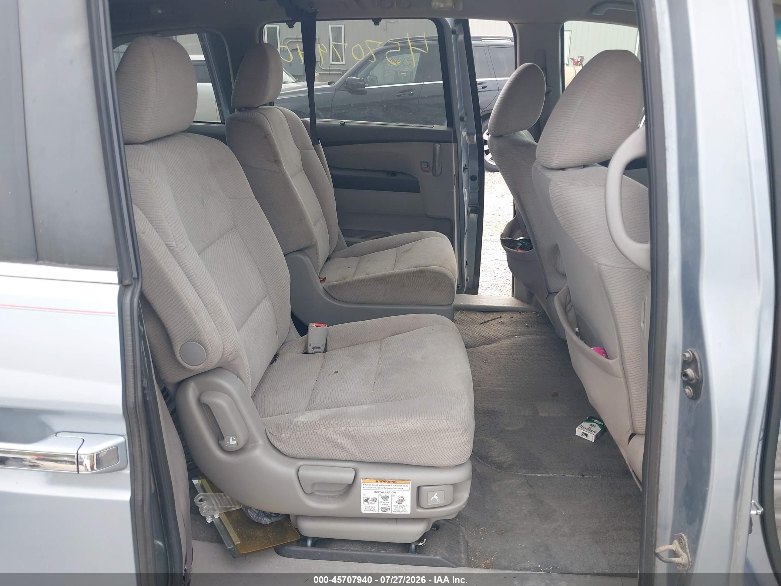 2011 Honda Odyssey Ex Blue vin: 5FNRL5H46BB056208