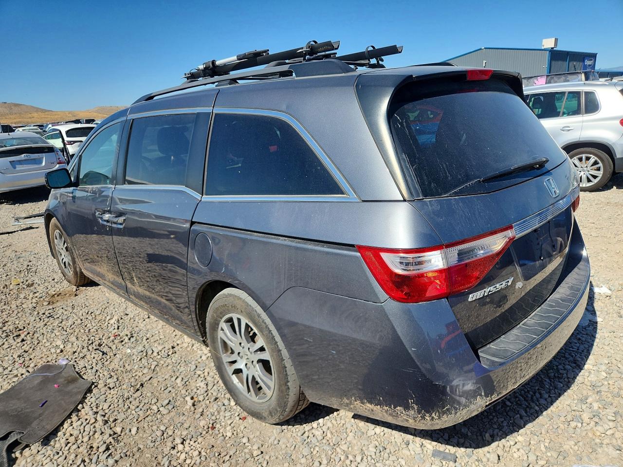 2012 Honda Odyssey Ex Charcoal vin: 5FNRL5H46CB038907