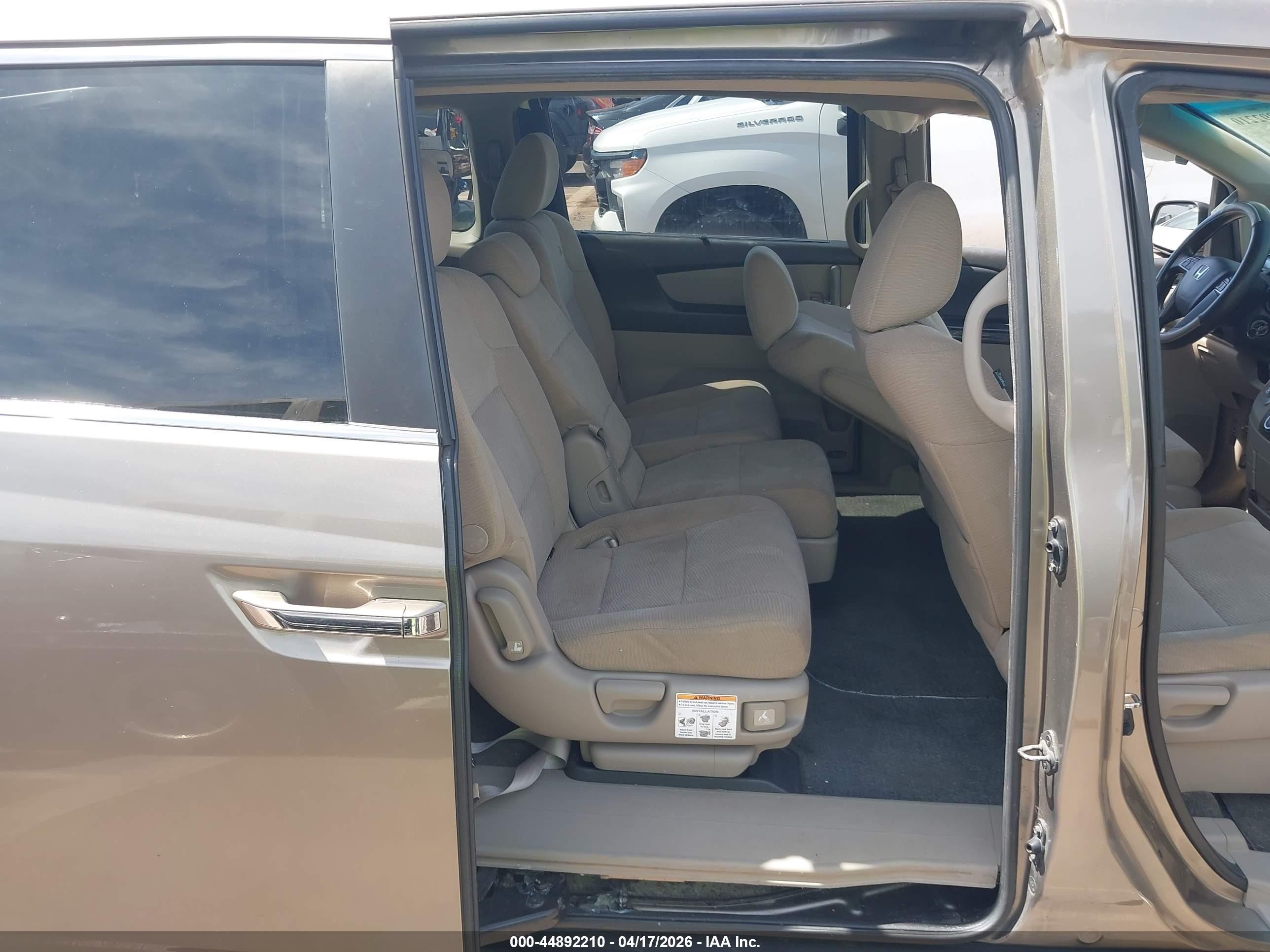2012 Honda Odyssey Ex Gold vin: 5FNRL5H46CB089095