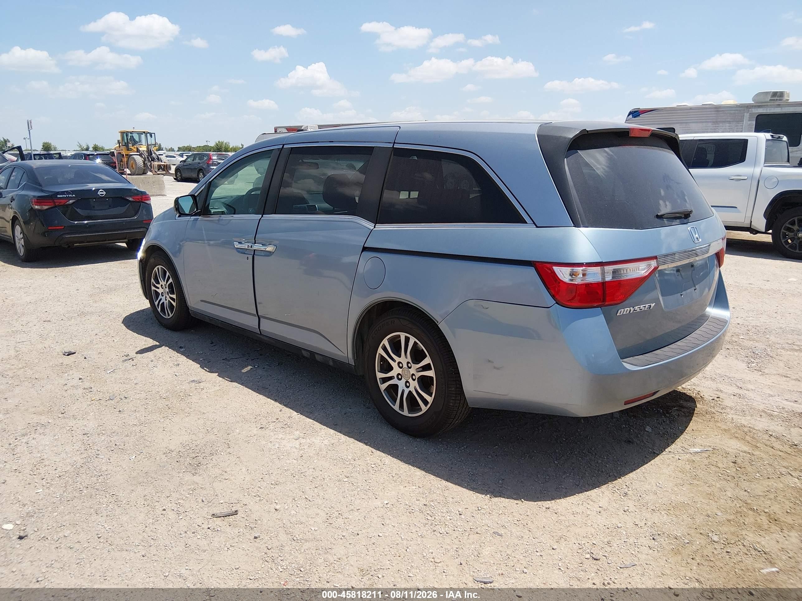 2012 Honda Odyssey Ex Silver vin: 5FNRL5H46CB093373