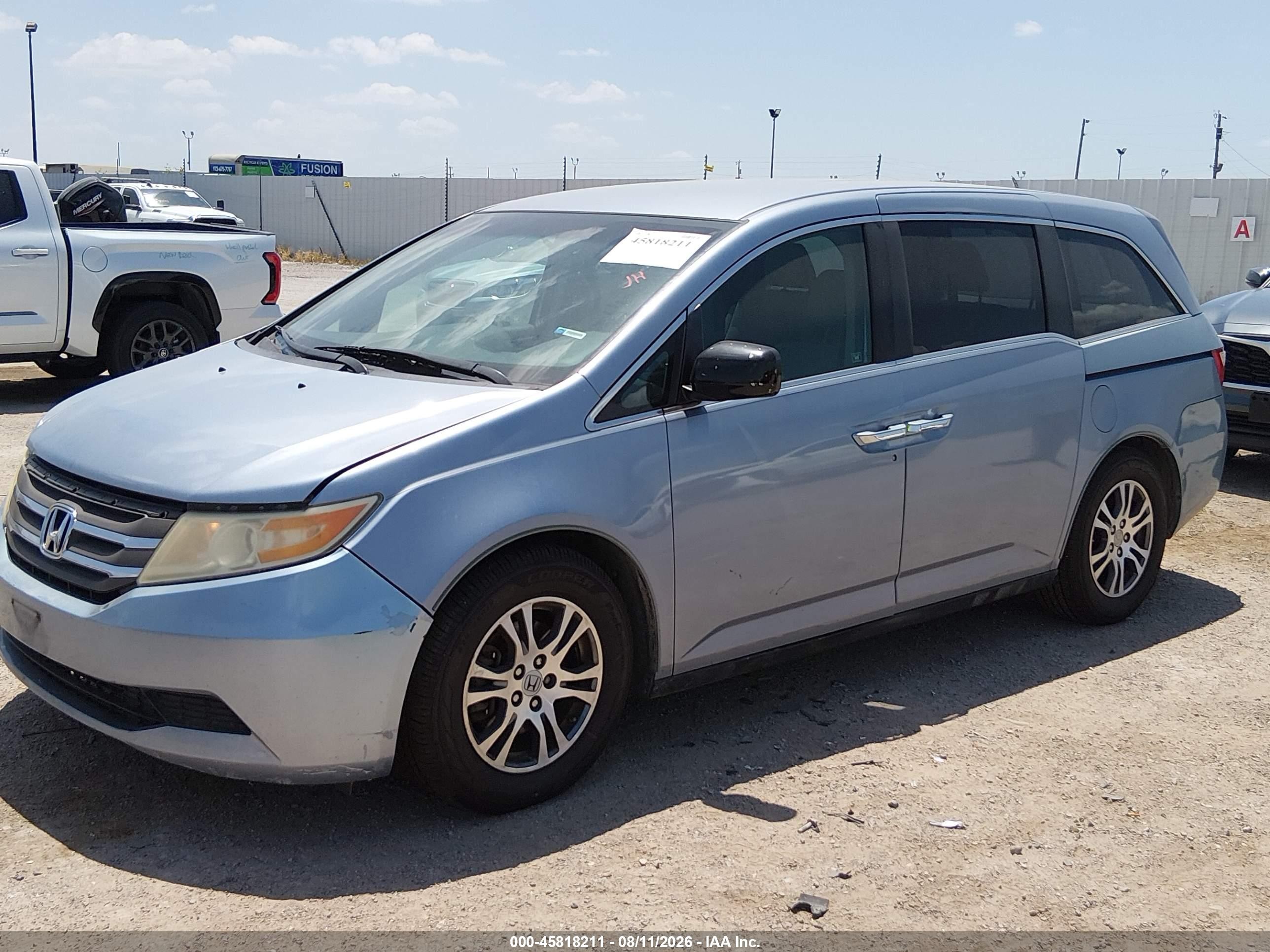2012 Honda Odyssey Ex Silver vin: 5FNRL5H46CB093373