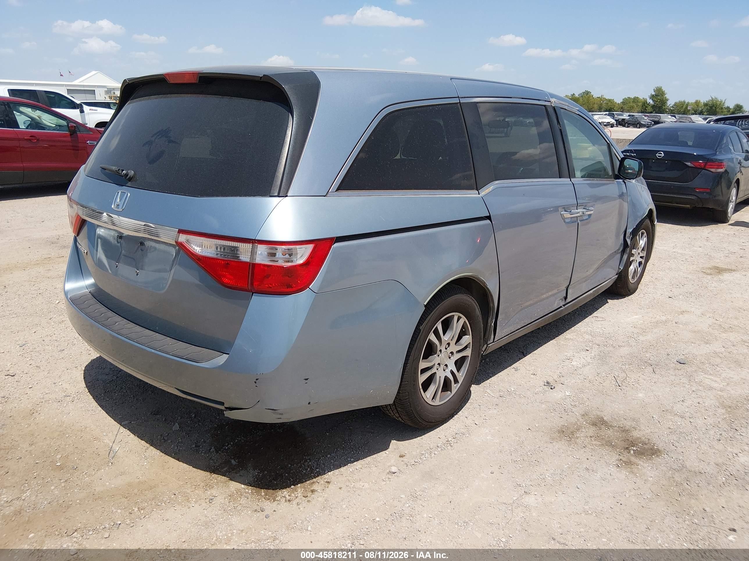2012 Honda Odyssey Ex Silver vin: 5FNRL5H46CB093373