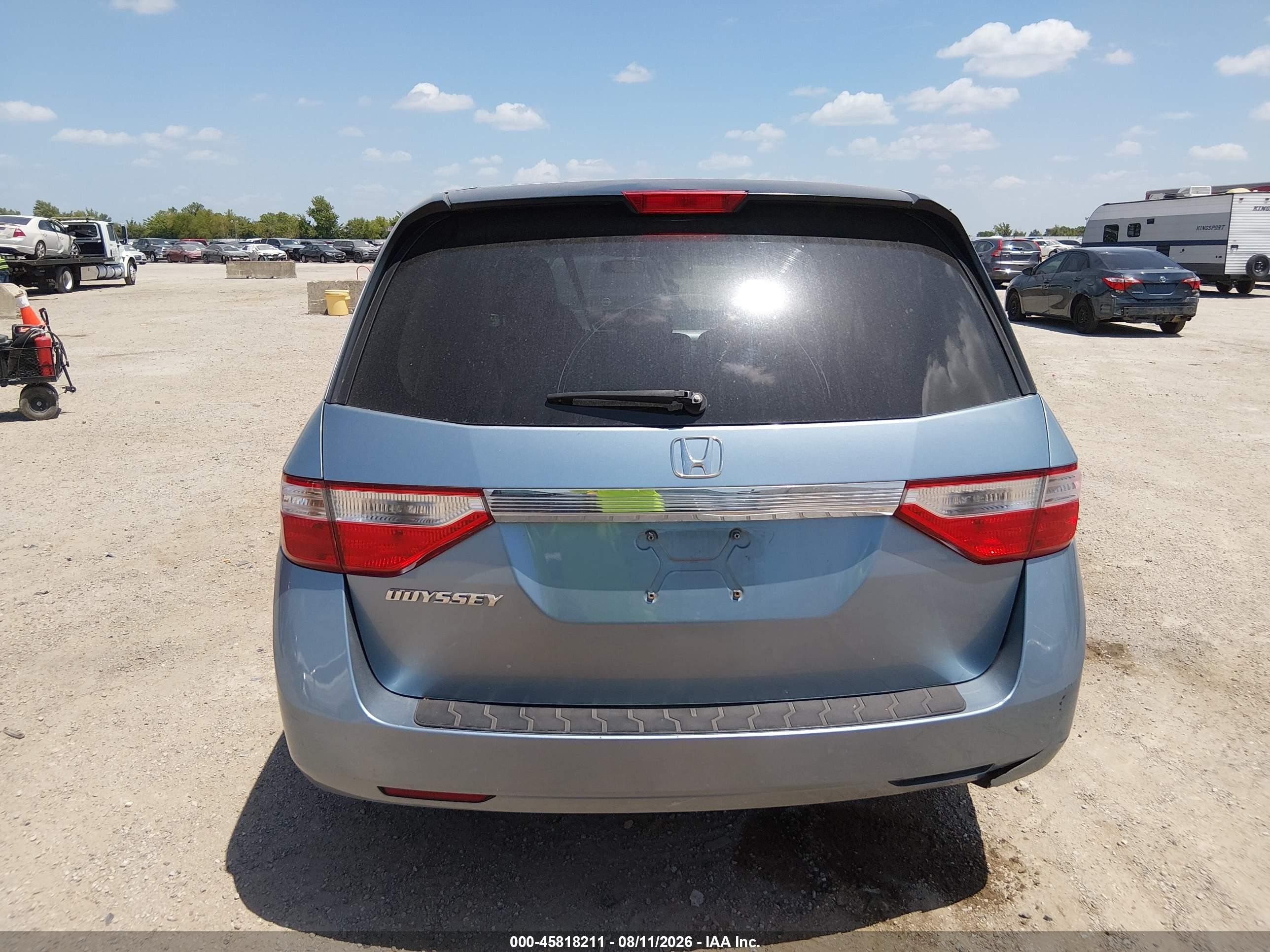 2012 Honda Odyssey Ex Silver vin: 5FNRL5H46CB093373