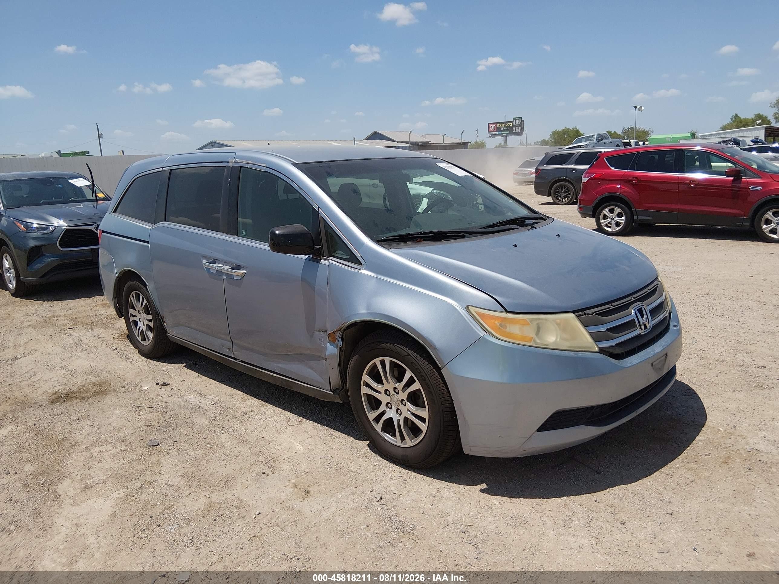 2012 Honda Odyssey Ex Silver vin: 5FNRL5H46CB093373