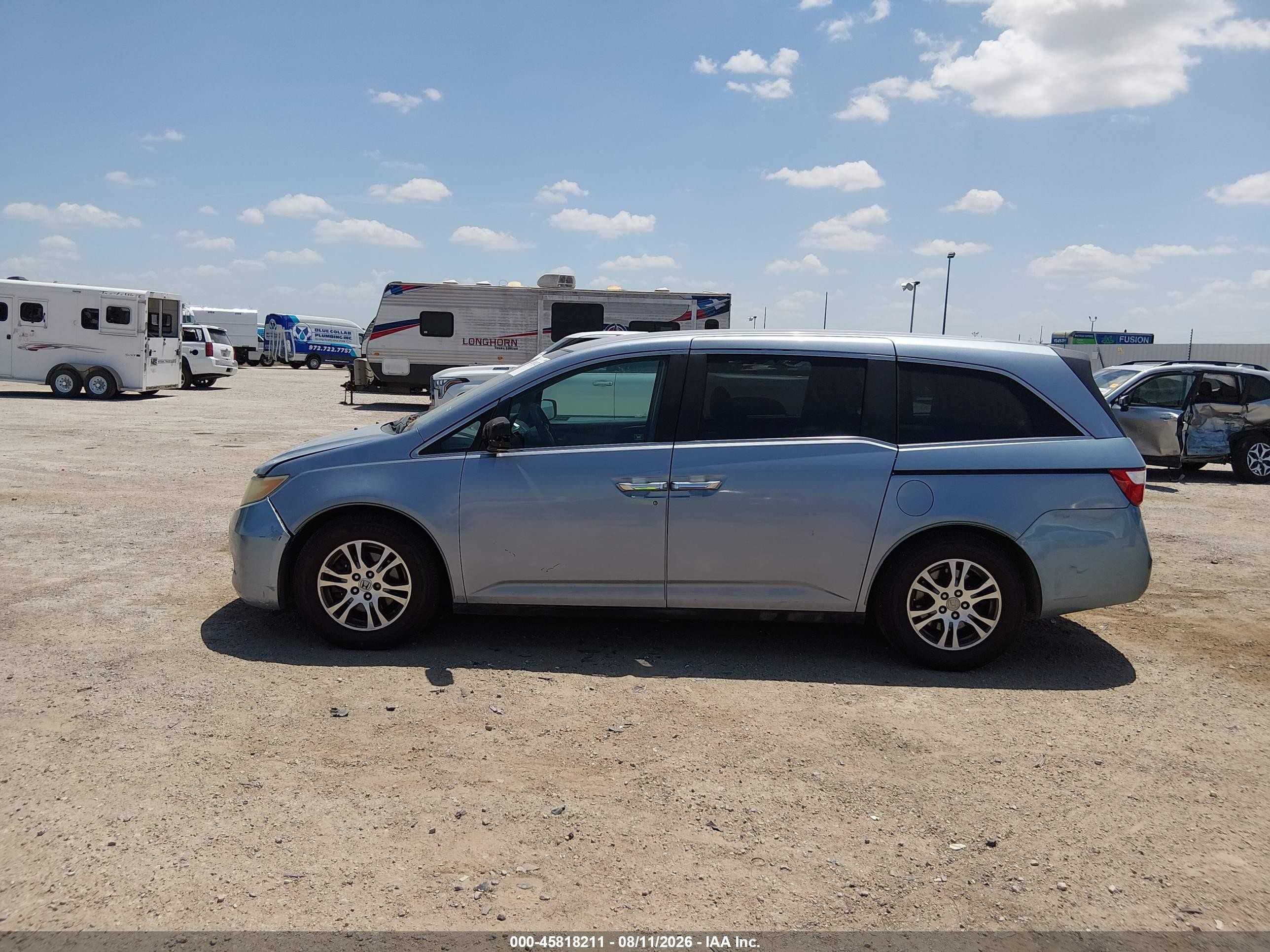 2012 Honda Odyssey Ex Silver vin: 5FNRL5H46CB093373