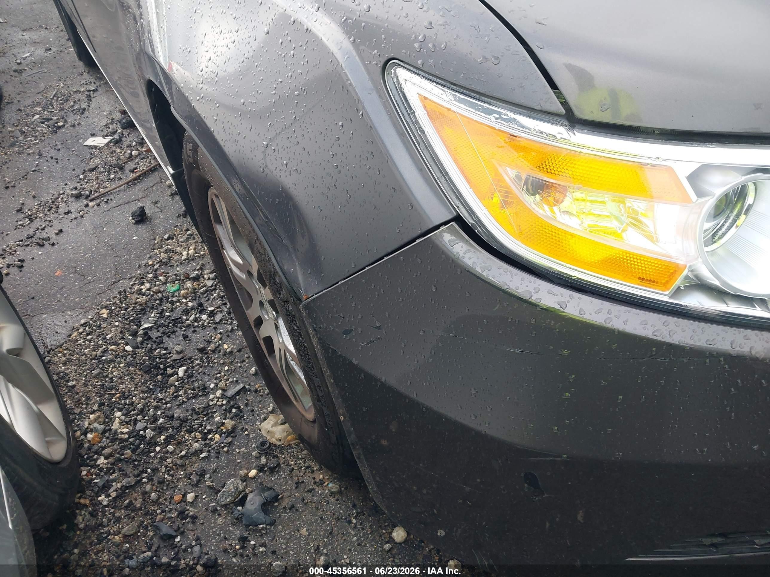 2013 Honda Odyssey Ex Gray vin: 5FNRL5H46DB019470