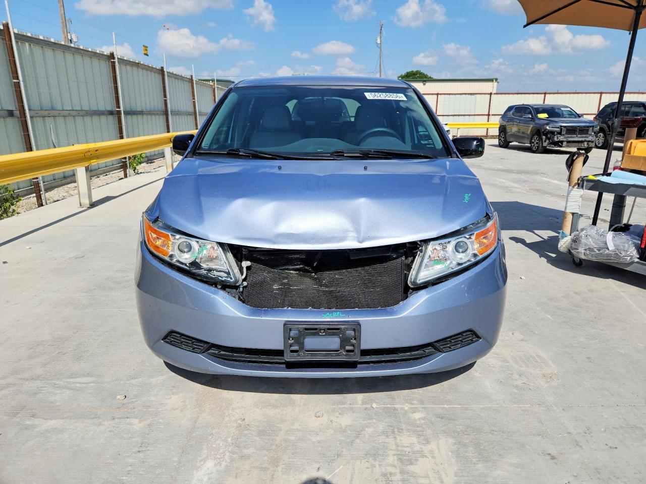 2013 Honda Odyssey Ex Blue vin: 5FNRL5H46DB021588