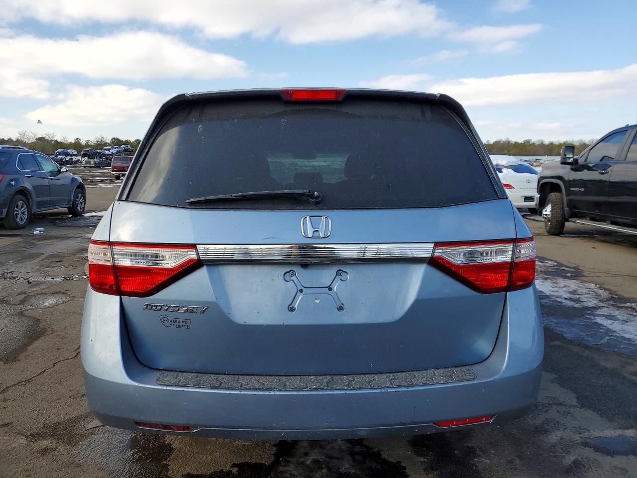2013 Honda Odyssey Ex Синий vin: 5FNRL5H46DB049813