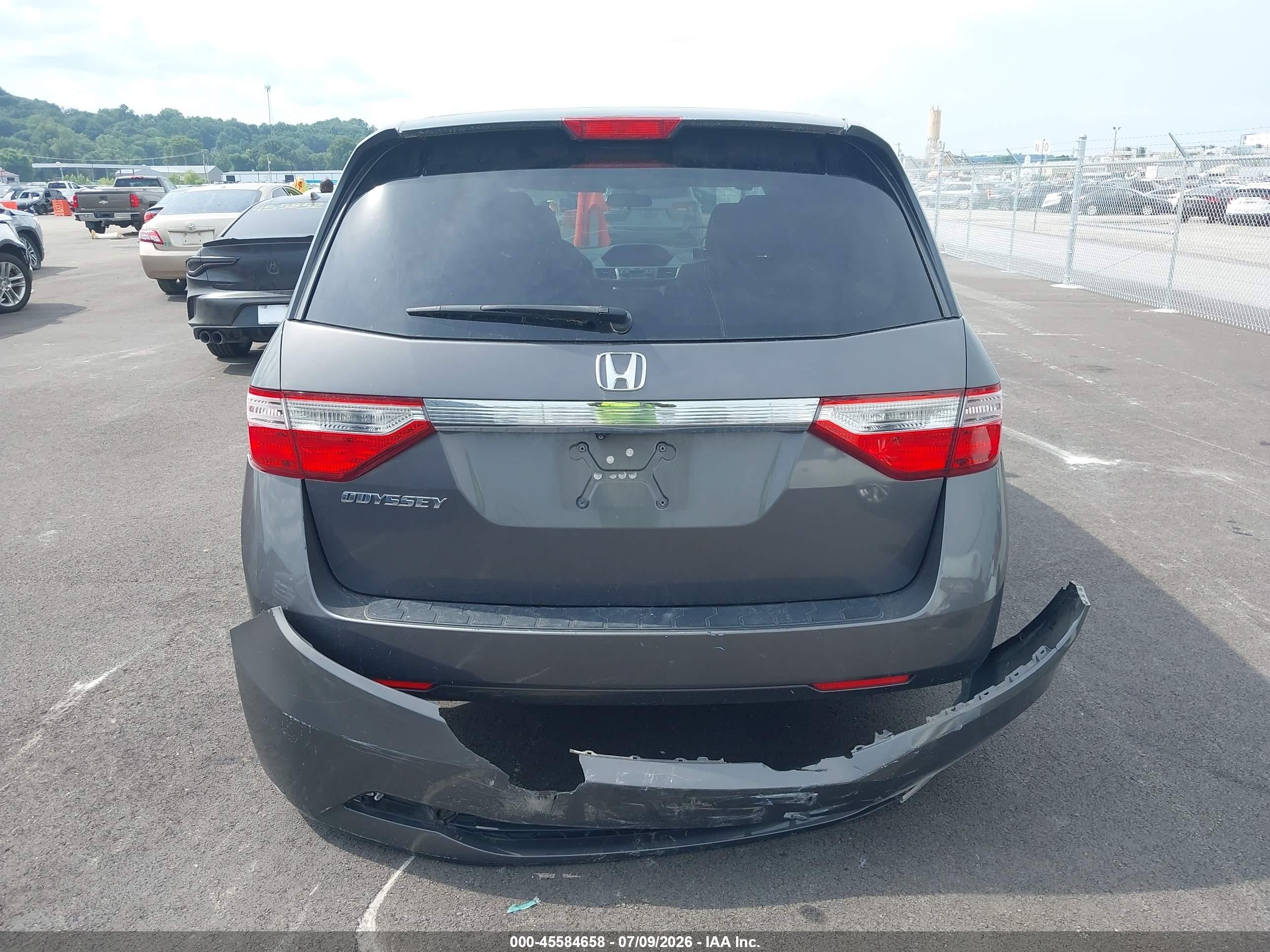 2013 Honda Odyssey Ex Серый vin: 5FNRL5H46DB070774