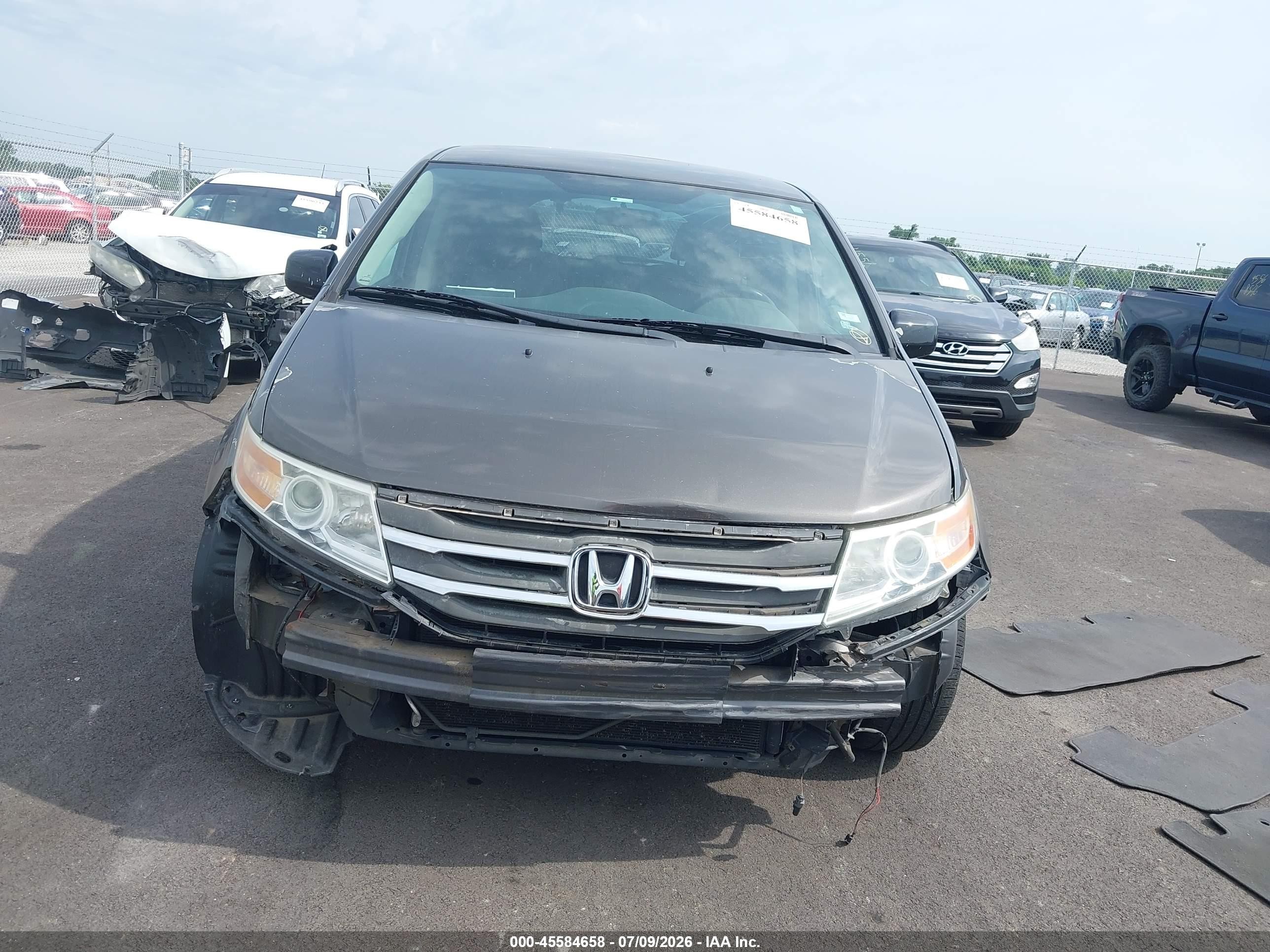 2013 Honda Odyssey Ex Серый vin: 5FNRL5H46DB070774