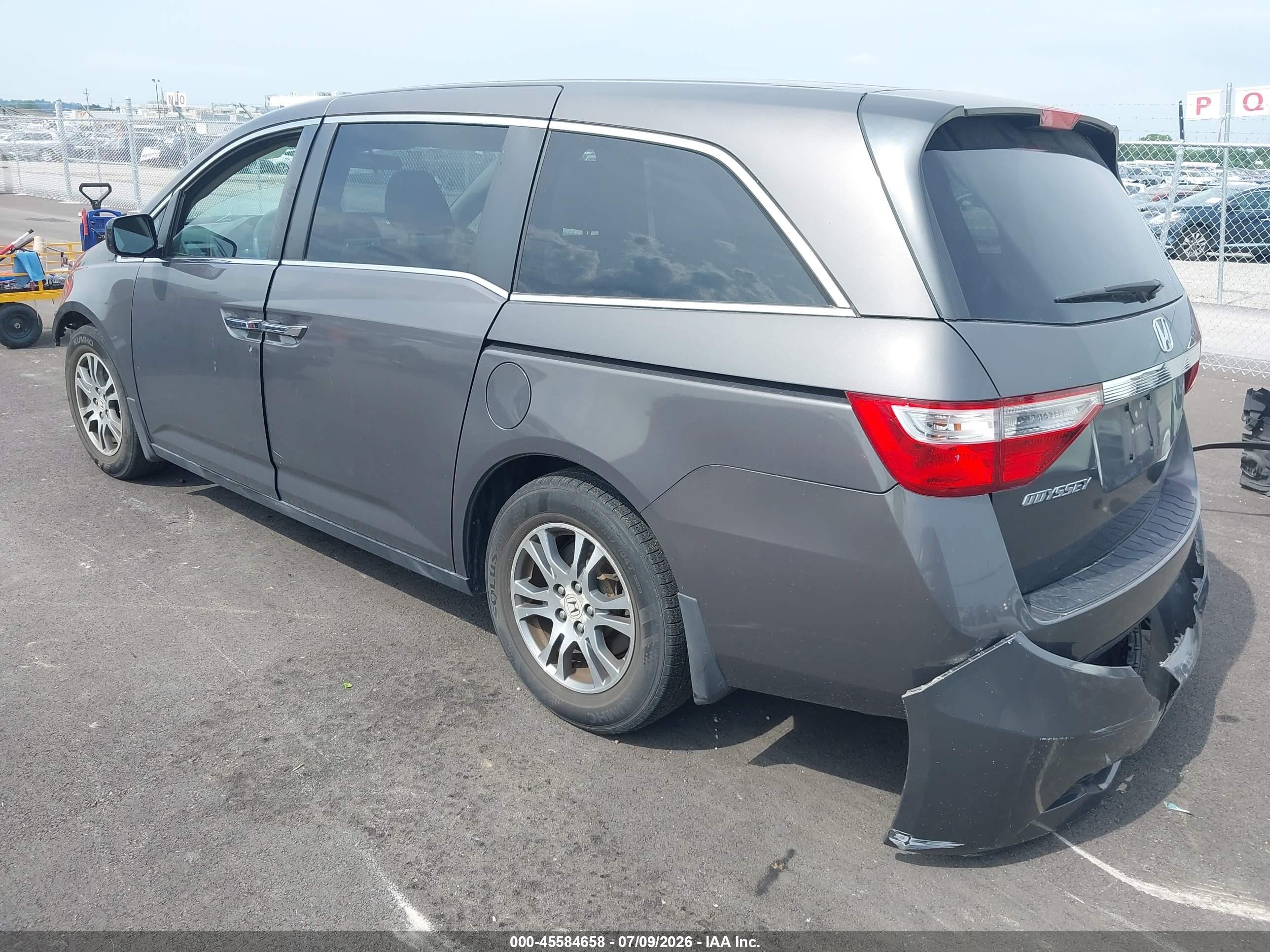 2013 Honda Odyssey Ex Серый vin: 5FNRL5H46DB070774