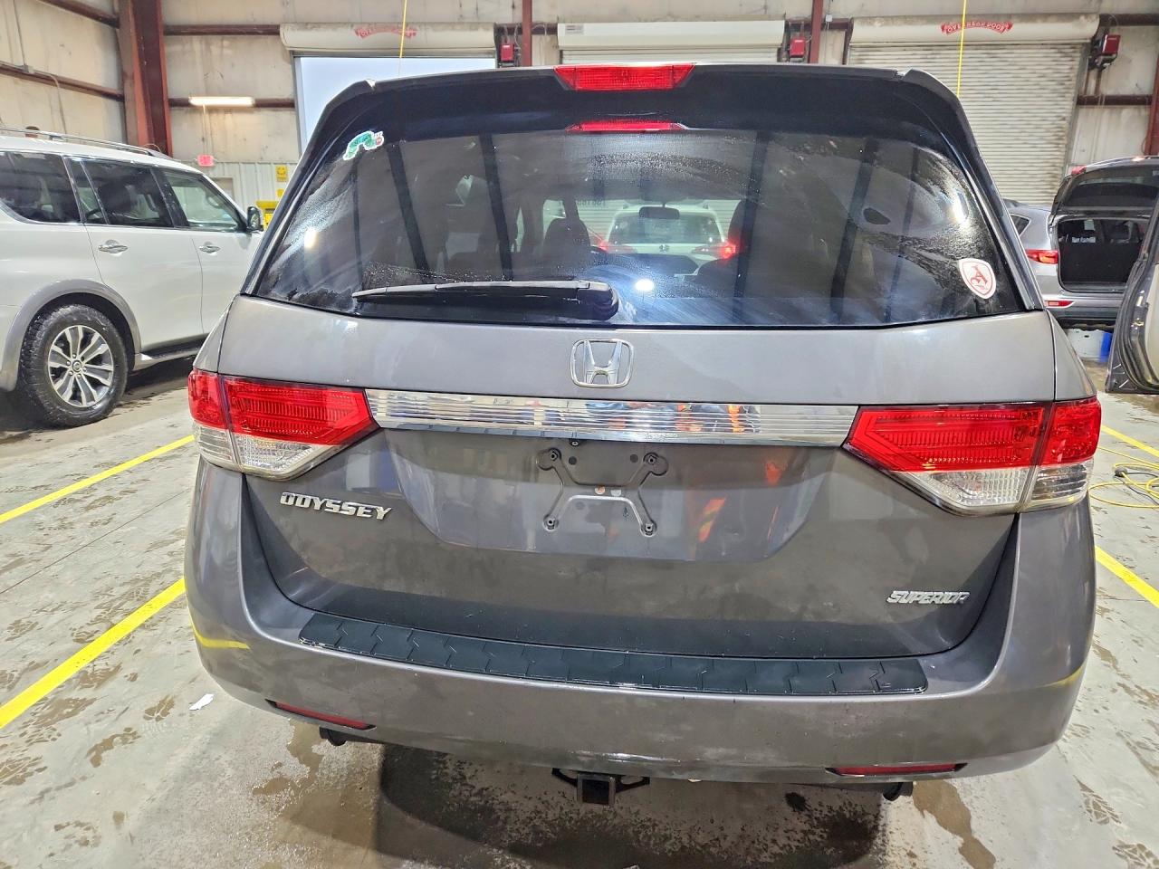 2014 Honda Odyssey Ex Gray vin: 5FNRL5H46EB030020