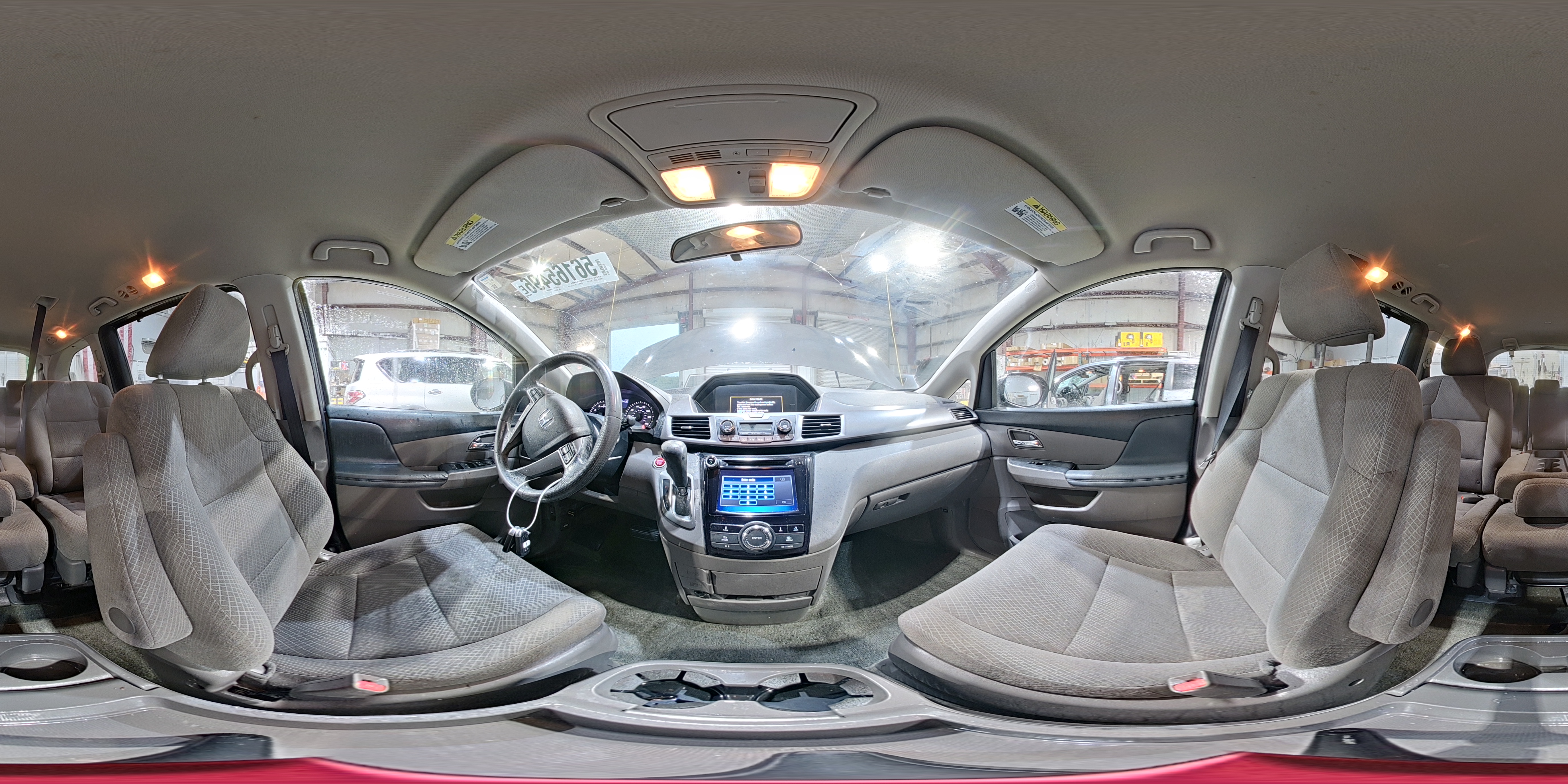 2014 Honda Odyssey Ex Gray vin: 5FNRL5H46EB030020