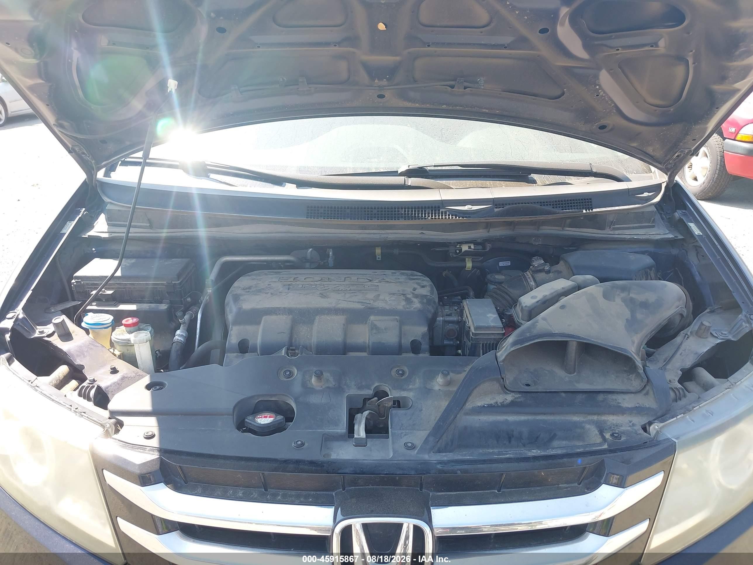 2014 Honda Odyssey Ex Blue vin: 5FNRL5H46EB109381