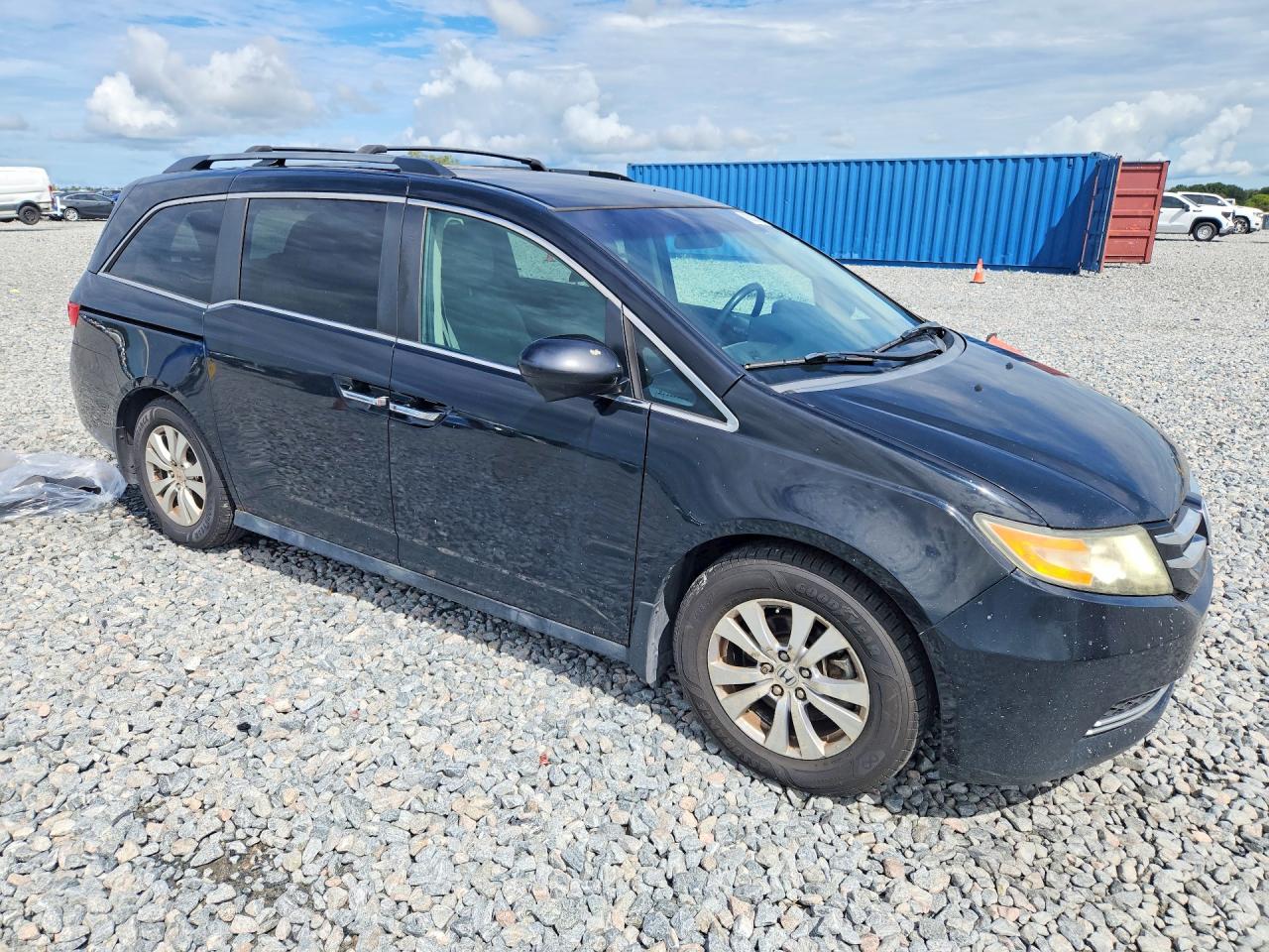 2014 Honda Odyssey Ex Black vin: 5FNRL5H46EB509800