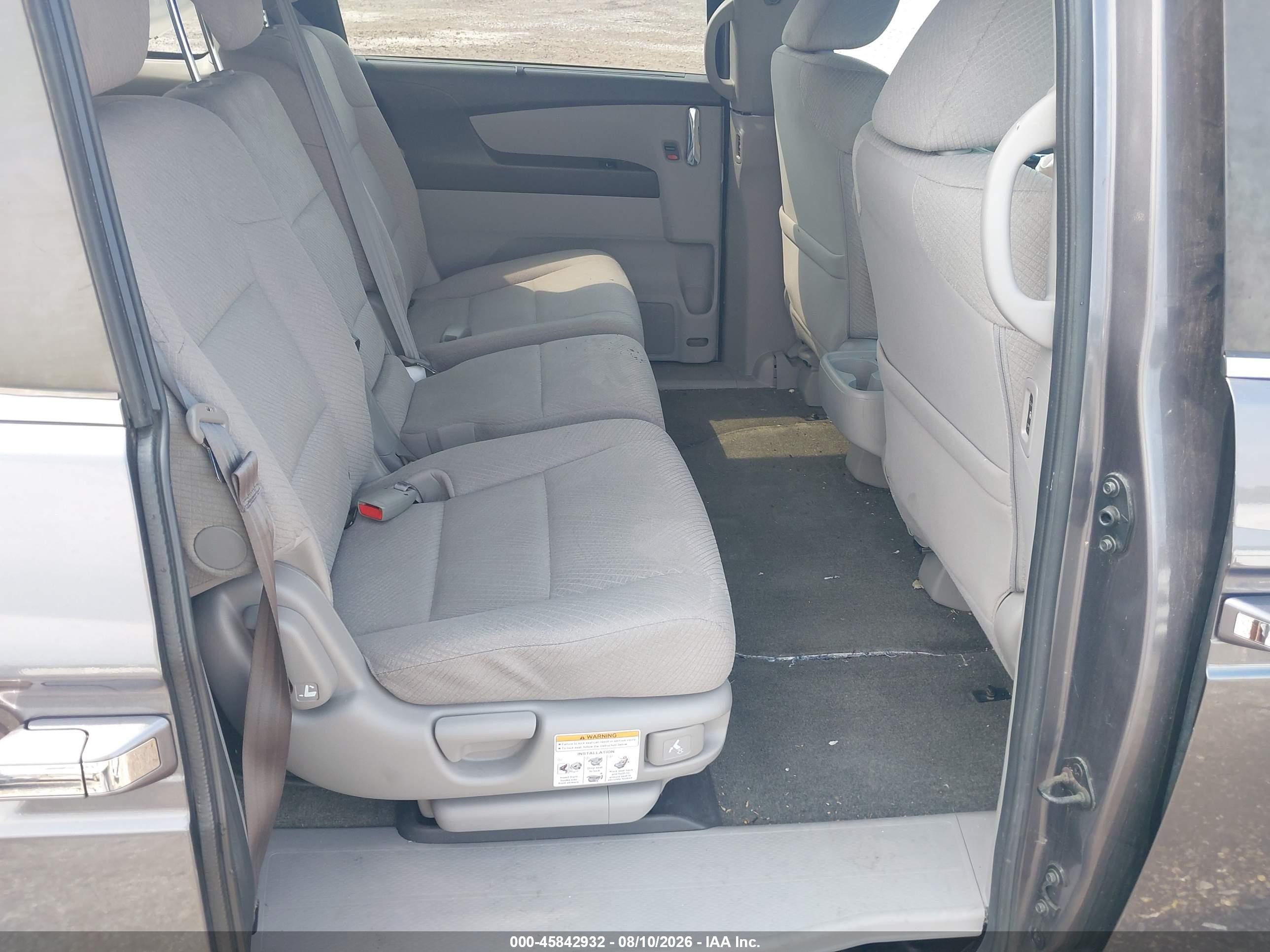 2015 Honda Odyssey Ex Gray vin: 5FNRL5H46FB068929