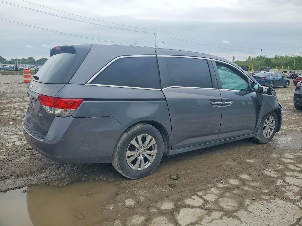 2015 Honda Odyssey Ex Gray vin: 5FNRL5H46FB076108