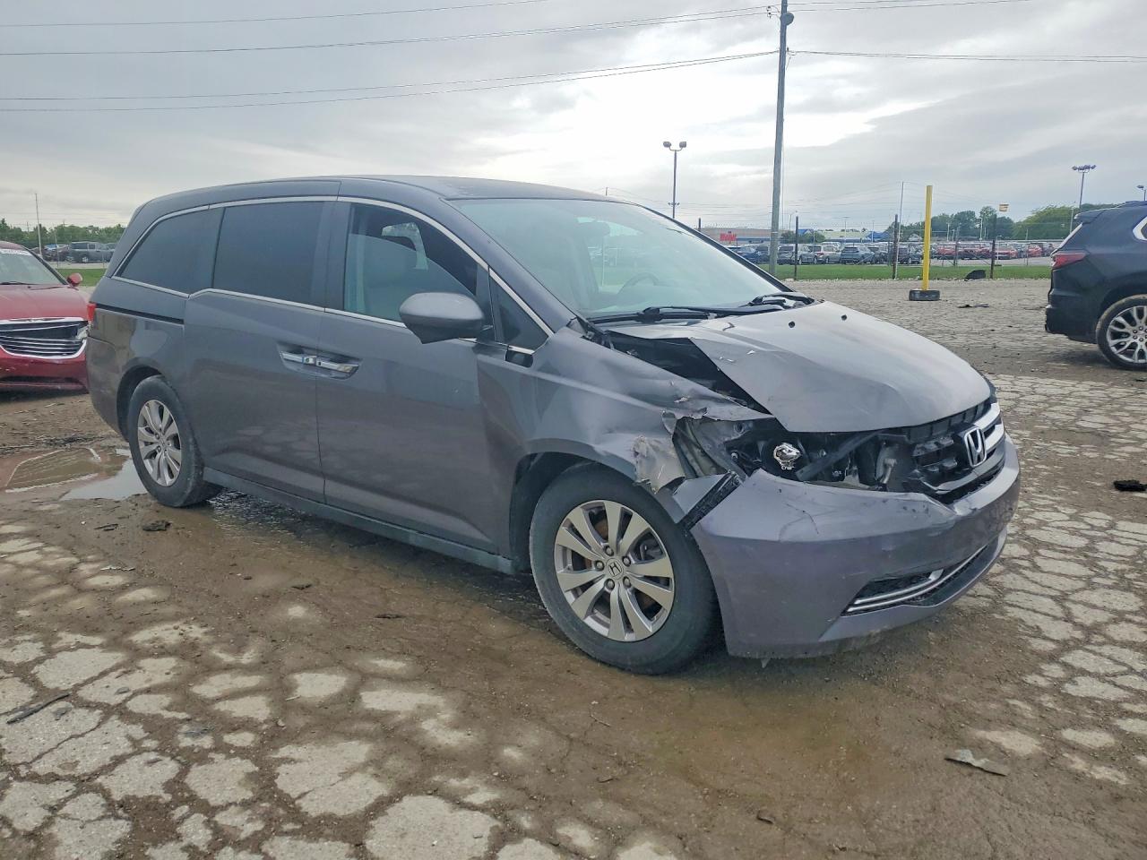 2015 Honda Odyssey Ex Gray vin: 5FNRL5H46FB076108