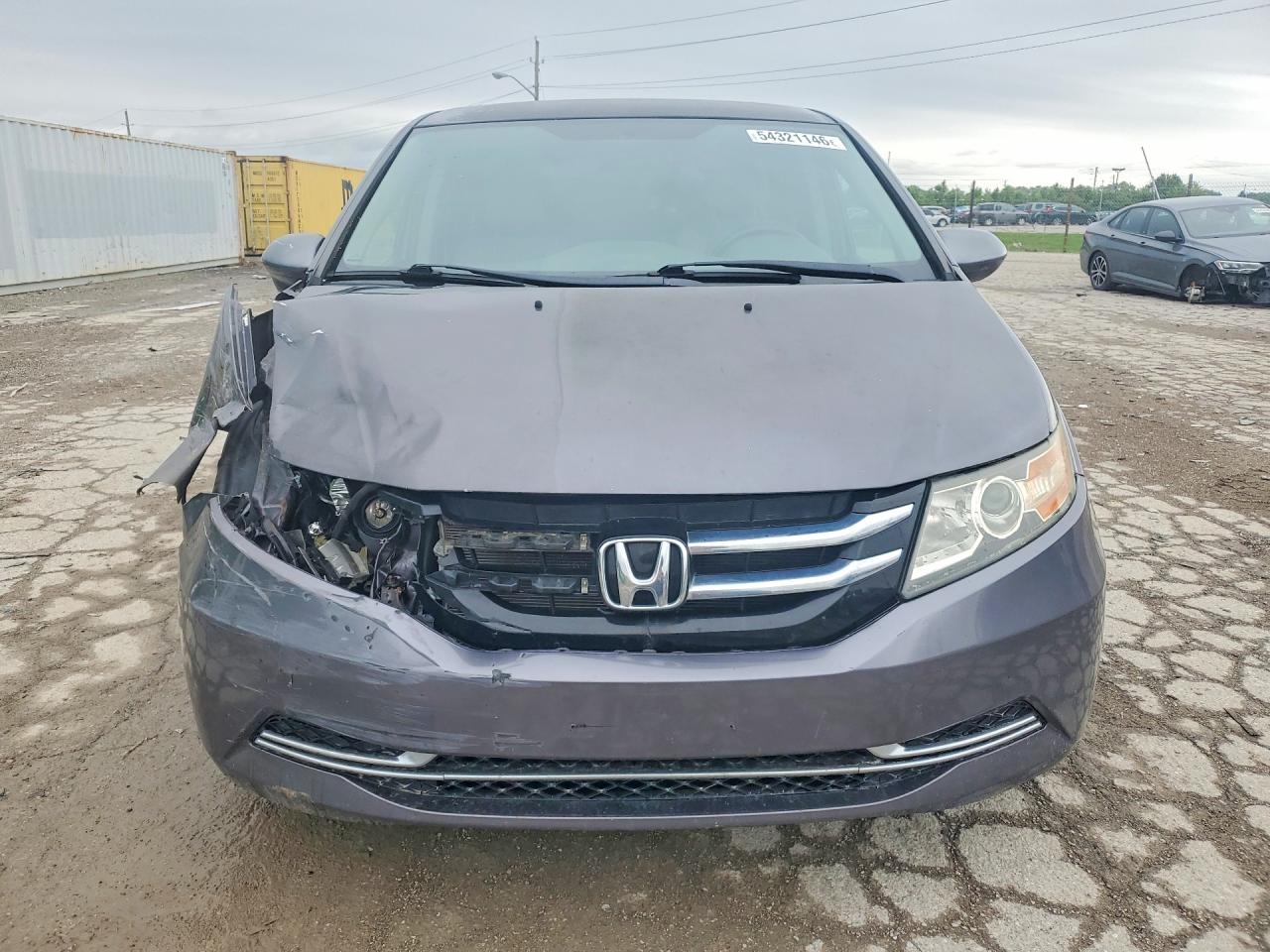 2015 Honda Odyssey Ex Gray vin: 5FNRL5H46FB076108