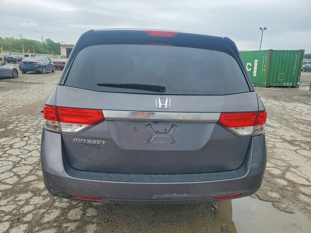2015 Honda Odyssey Ex Gray vin: 5FNRL5H46FB076108