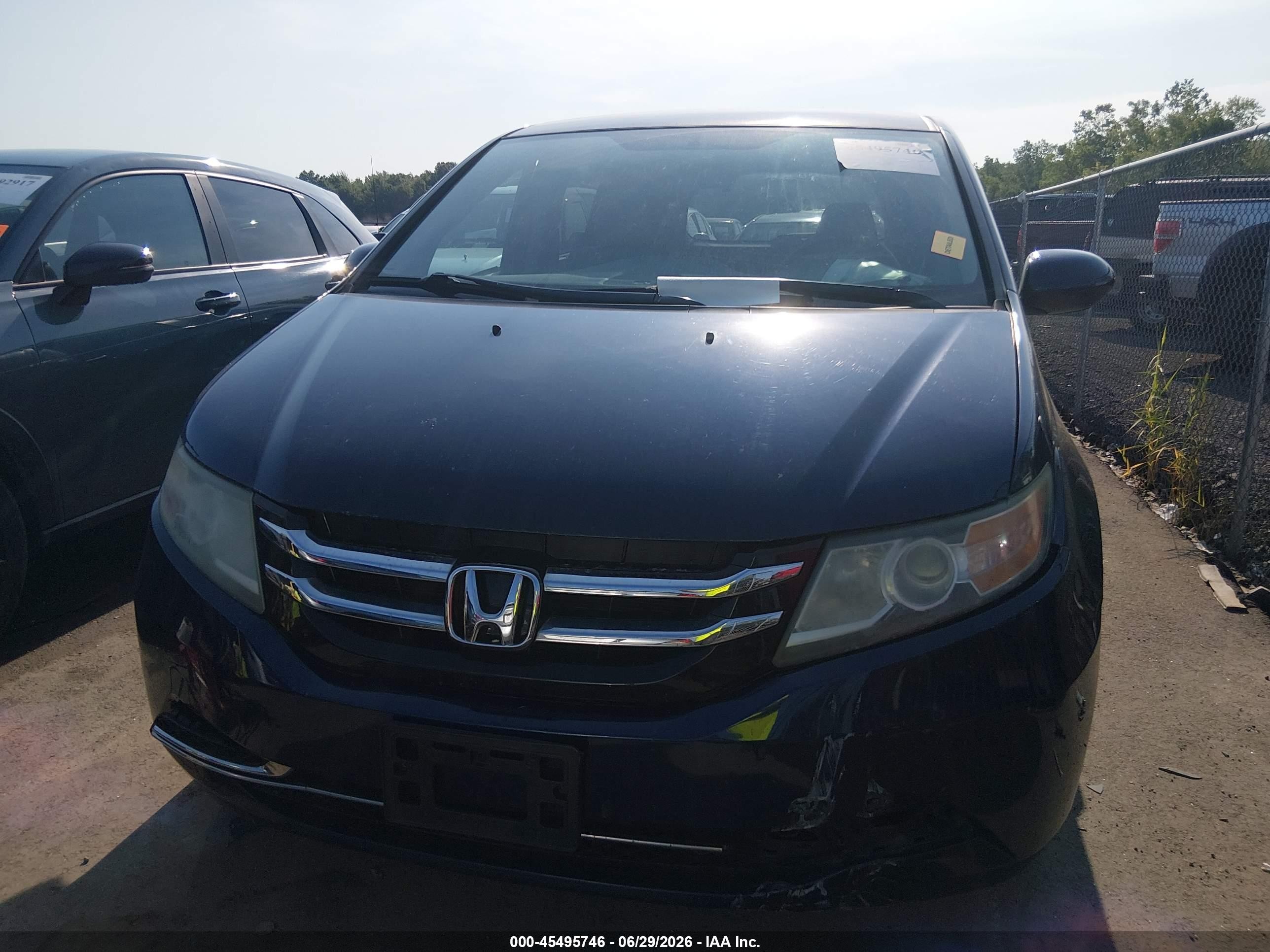 2015 Honda Odyssey Ex Blue vin: 5FNRL5H46FB080529