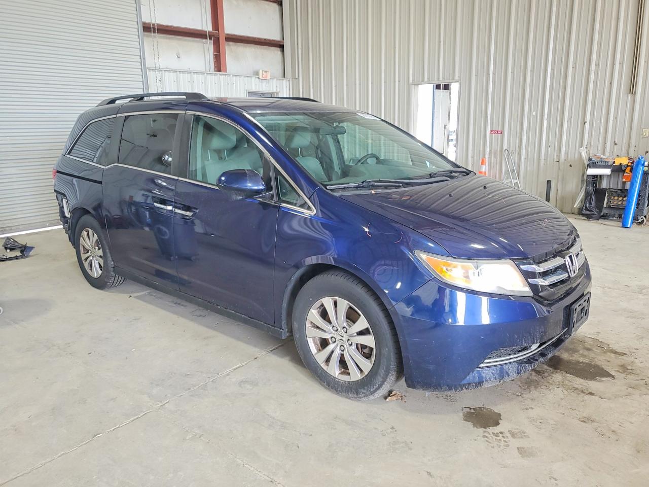 2015 Honda Odyssey Ex Синий vin: 5FNRL5H46FB114873