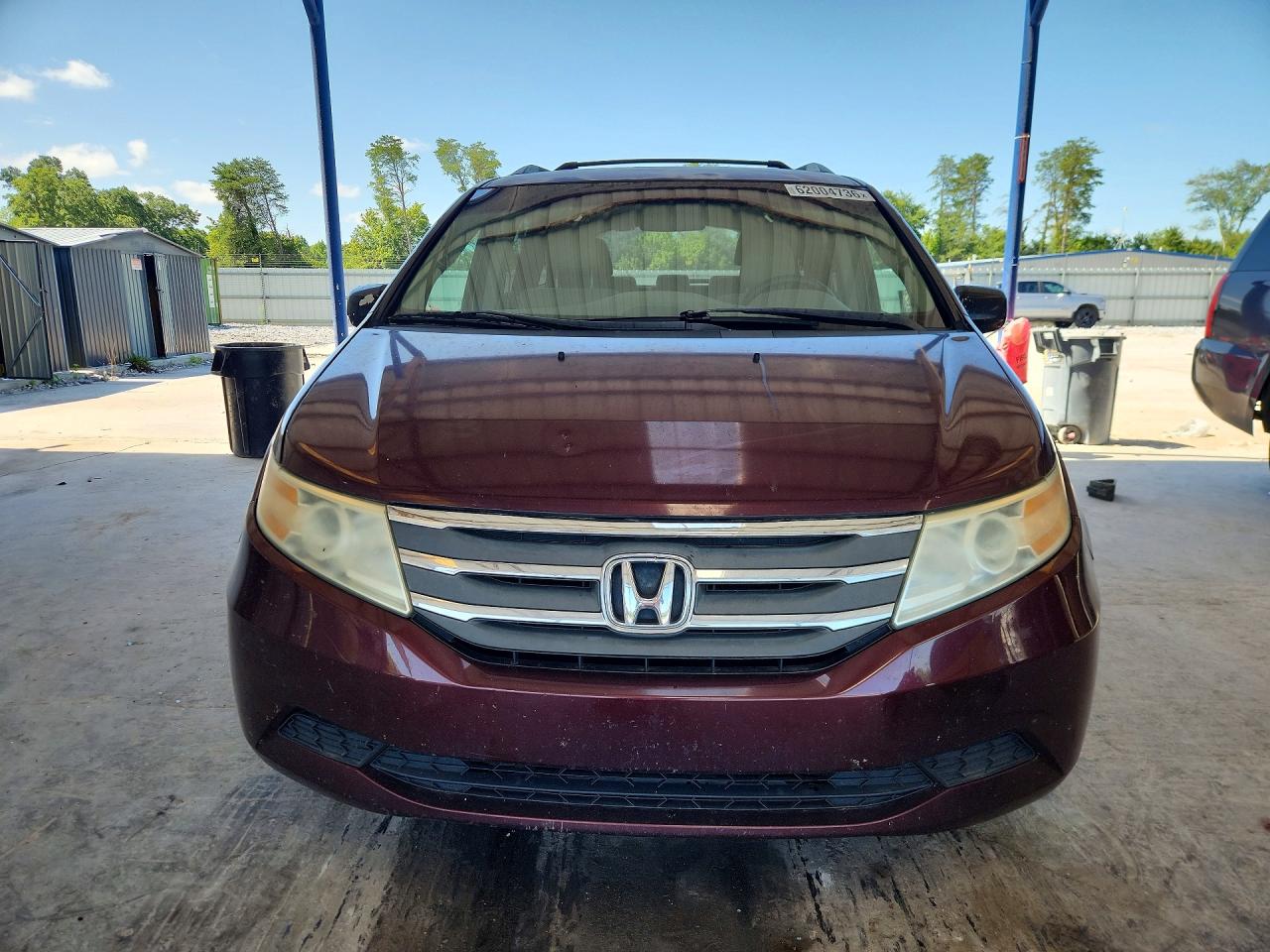 2011 Honda Odyssey Ex Burgundy vin: 5FNRL5H47BB003713