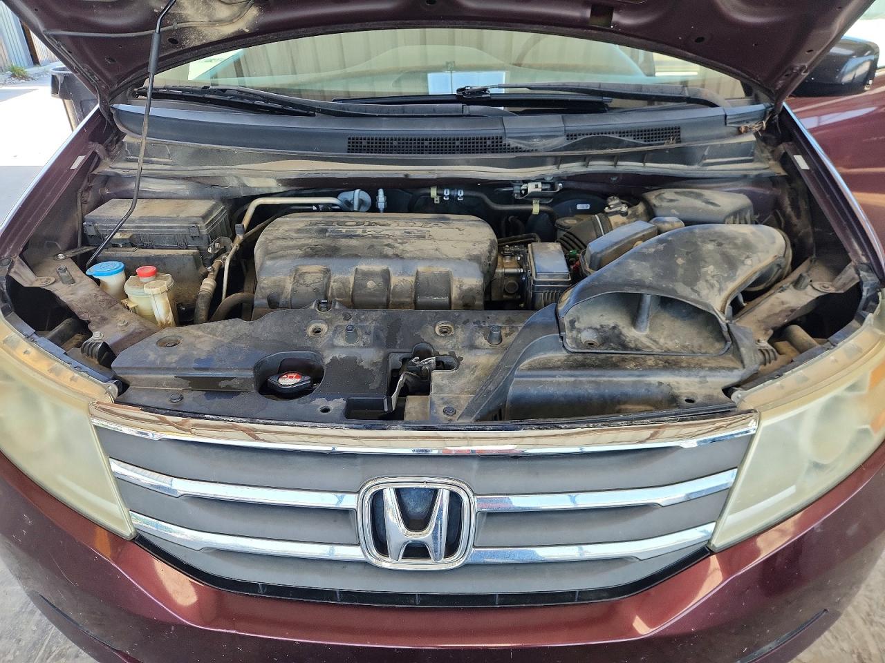 2011 Honda Odyssey Ex Burgundy vin: 5FNRL5H47BB003713