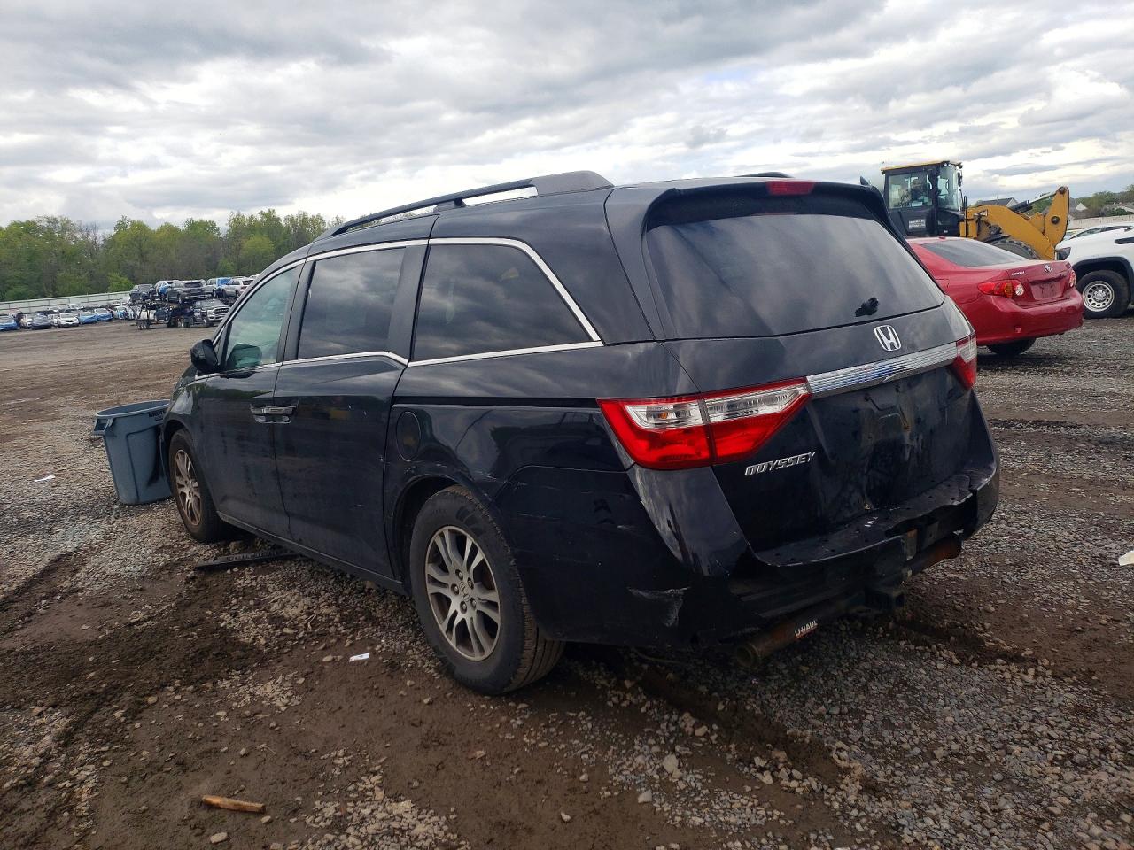 2011 Honda Odyssey Ex Черный vin: 5FNRL5H47BB006515